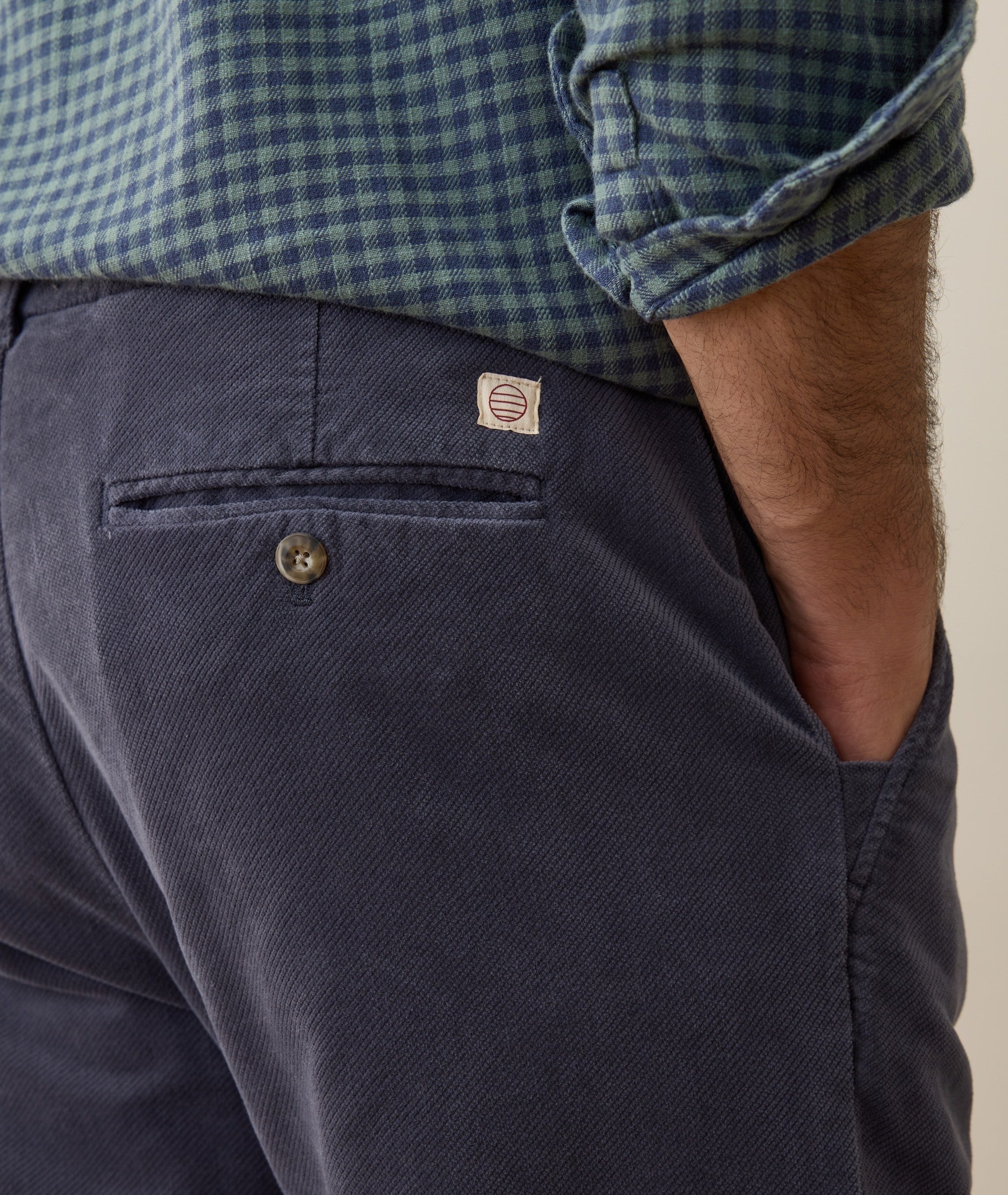 Saturday Slim Straight Moleskin Chino Mood Indigo