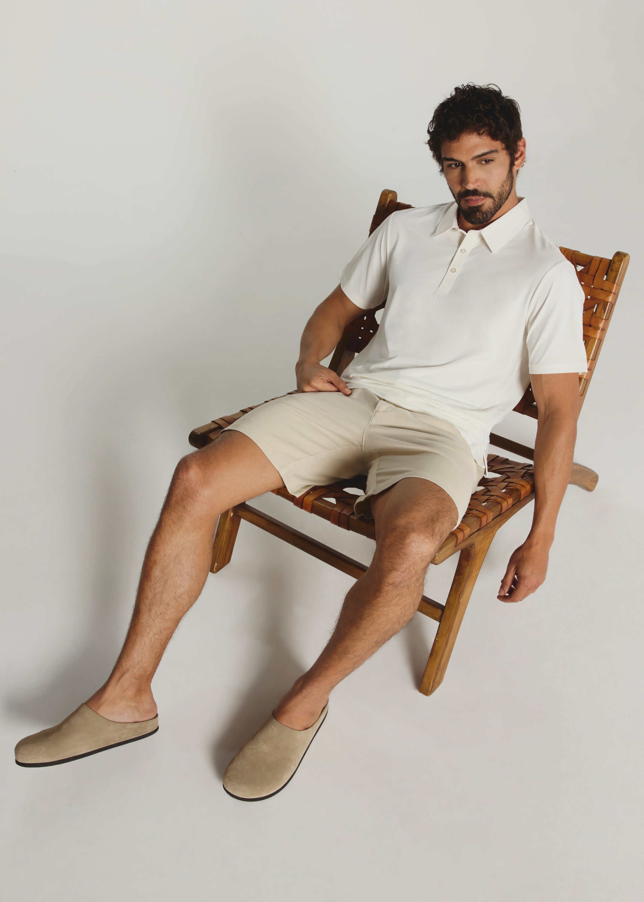 Laguna Linen Pull-On Short Sand