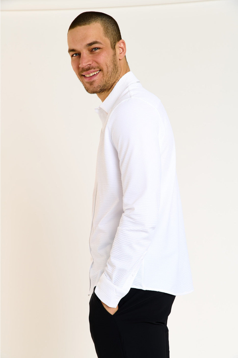 Jean Trieste Longsleeve Shirt White