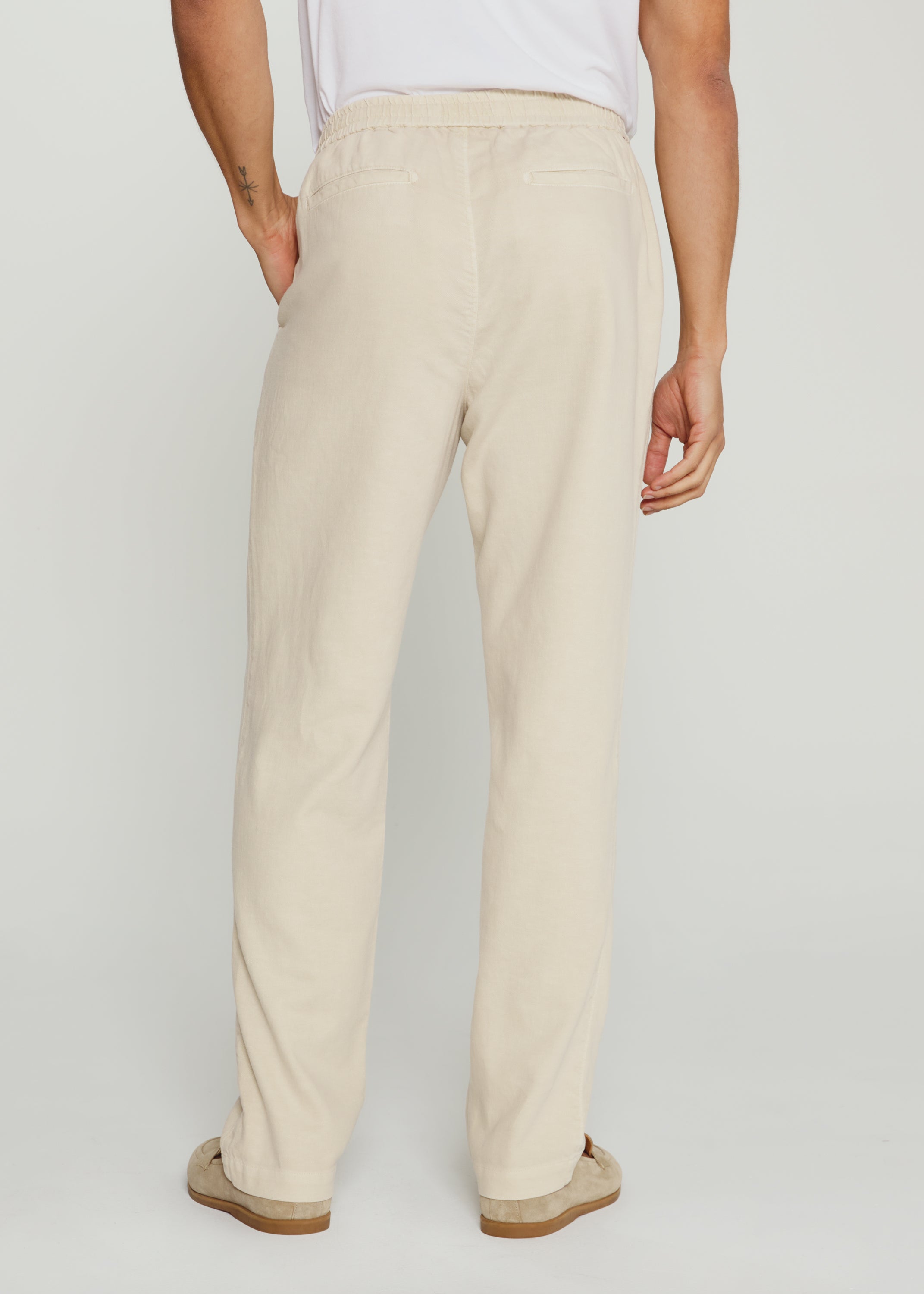 Laguna Linen Pull-On Pant Sand