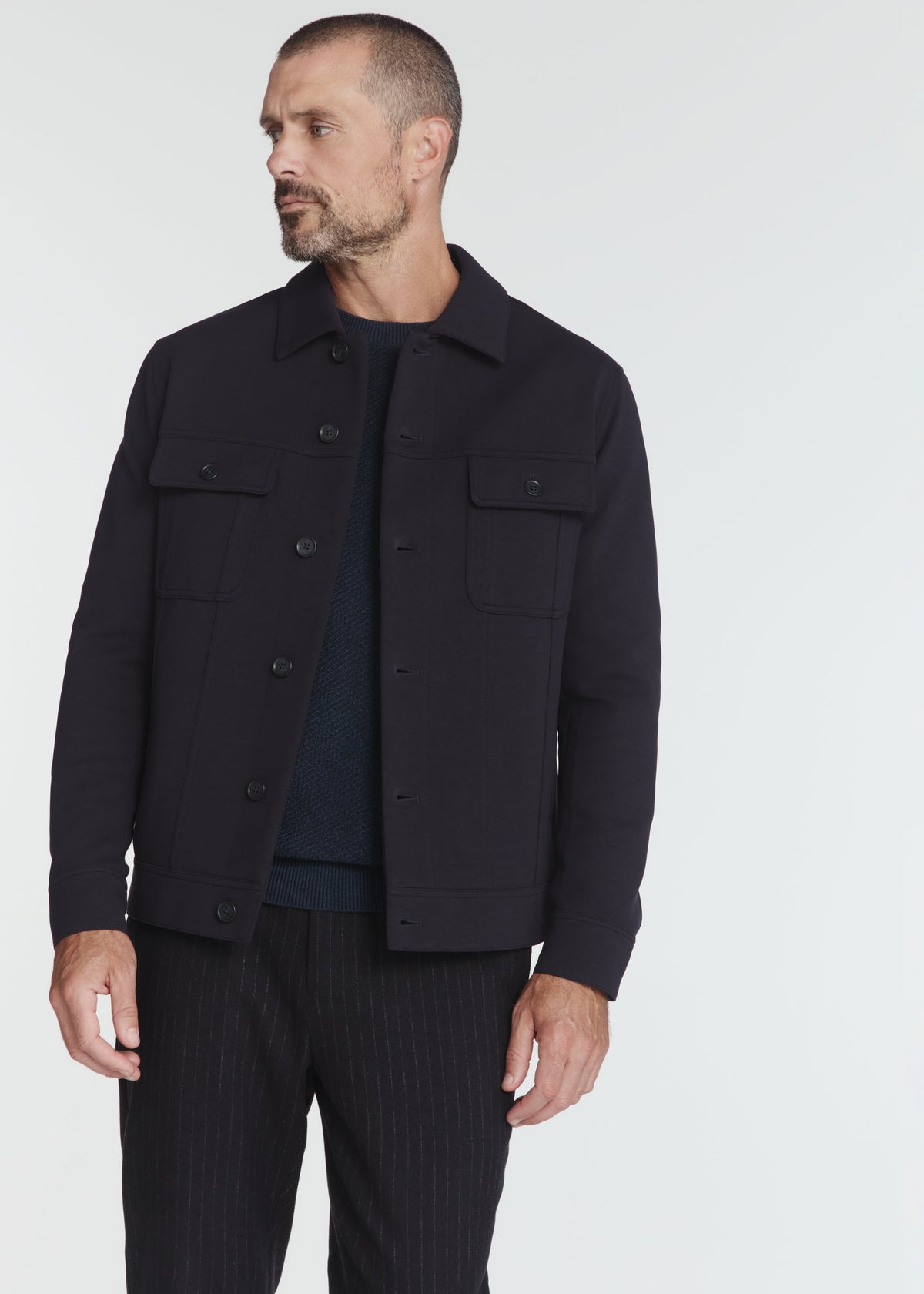 Callen Trucker Jacket Navy