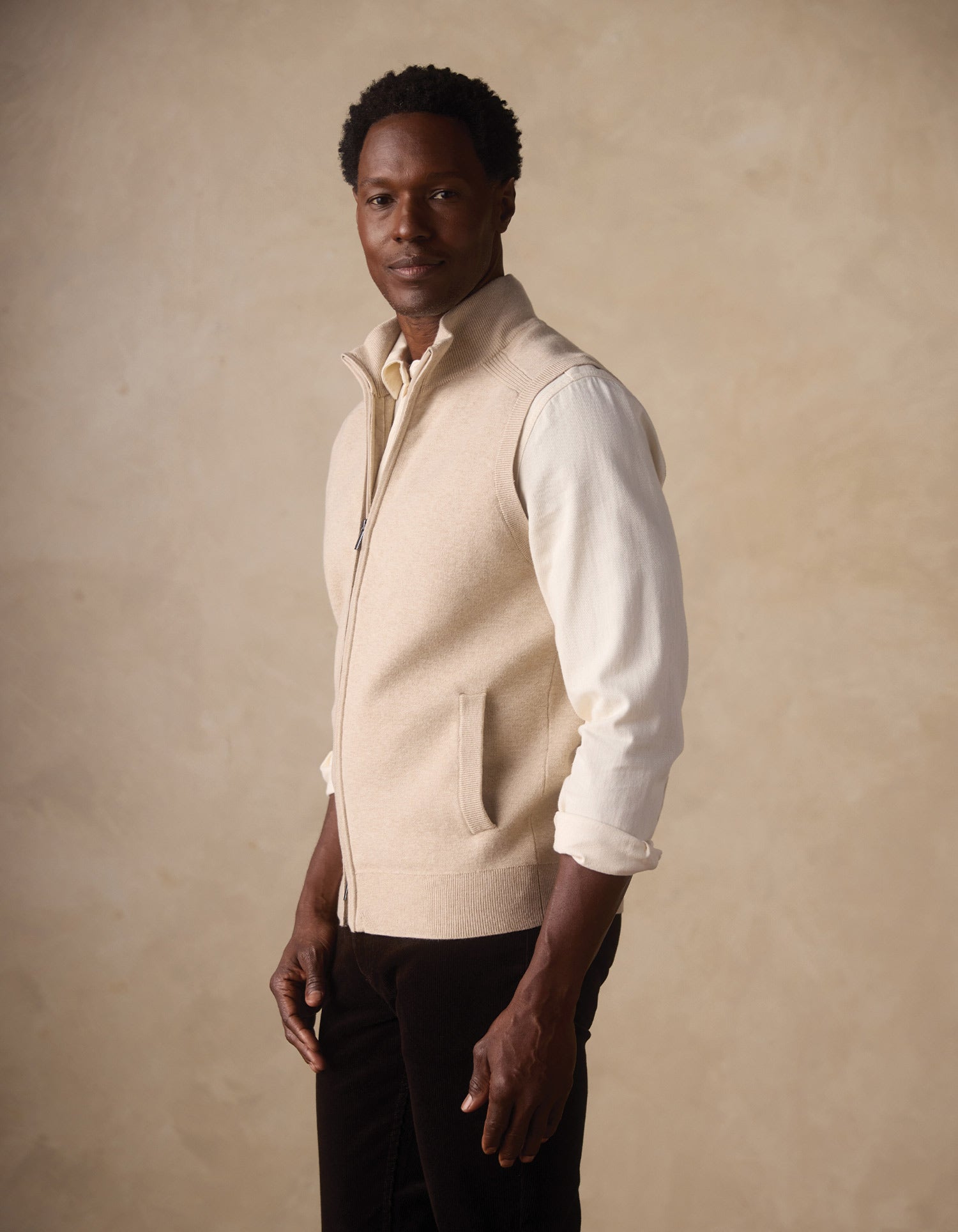 Coopers Landing Vest Oatmeal