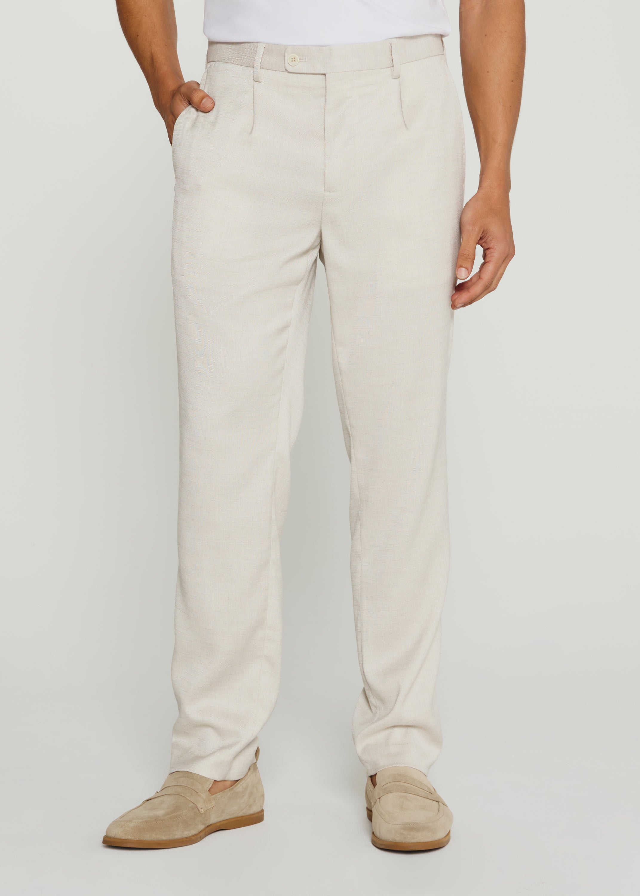 Saltwood Linen Trouser Natural