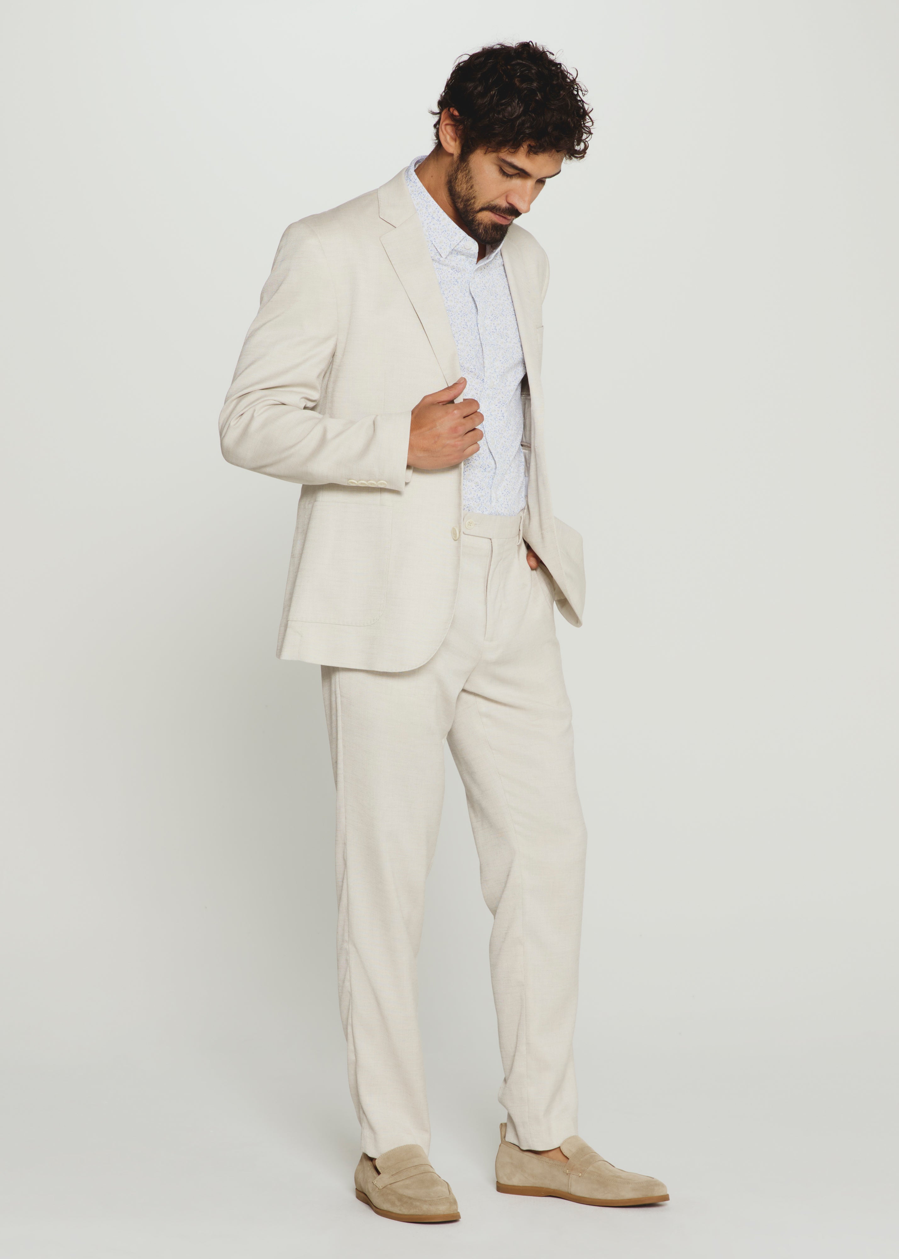 Saltwood Linen Blazer Natural