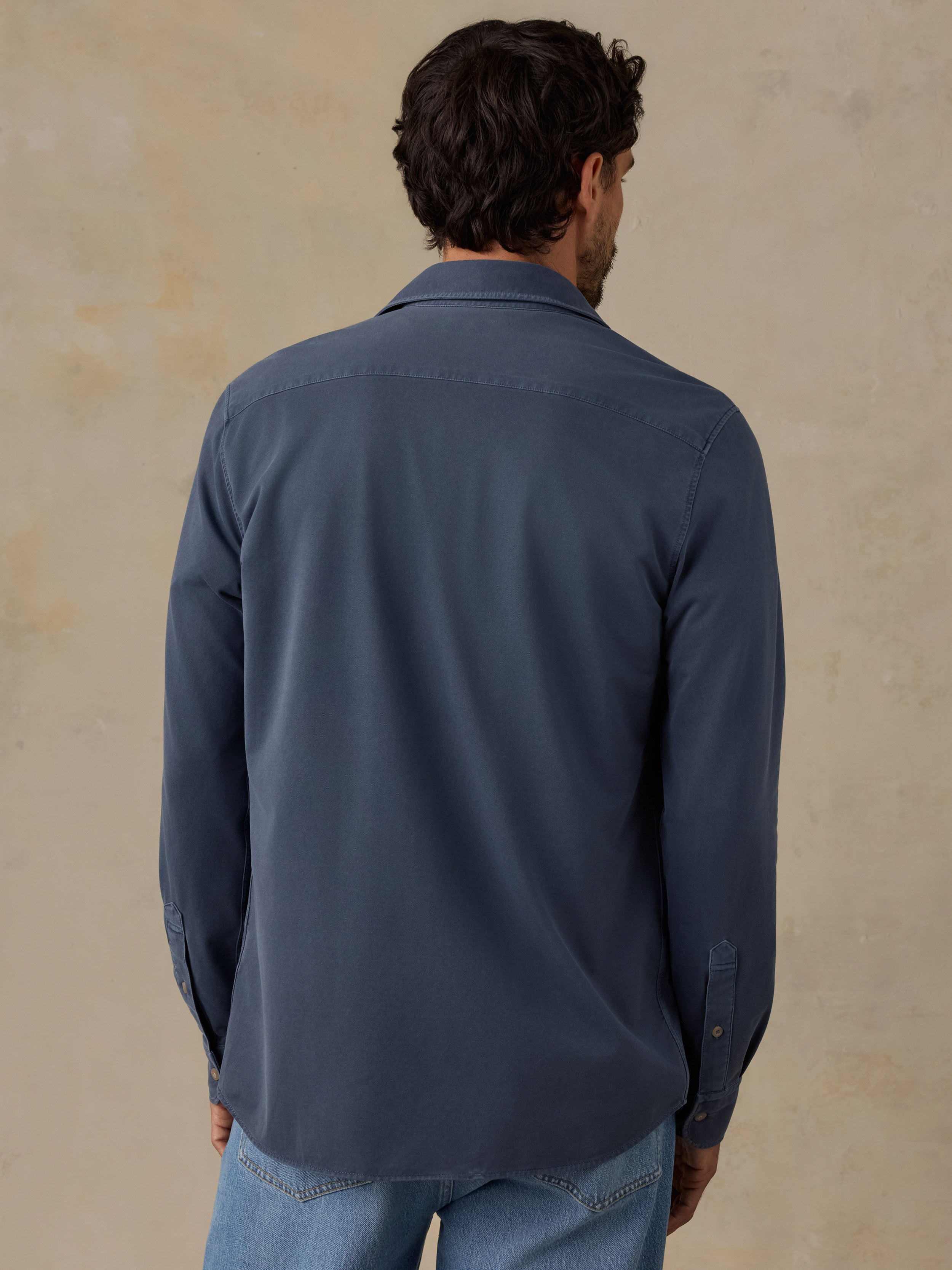 Costa Pique Shirt Abyss Navy