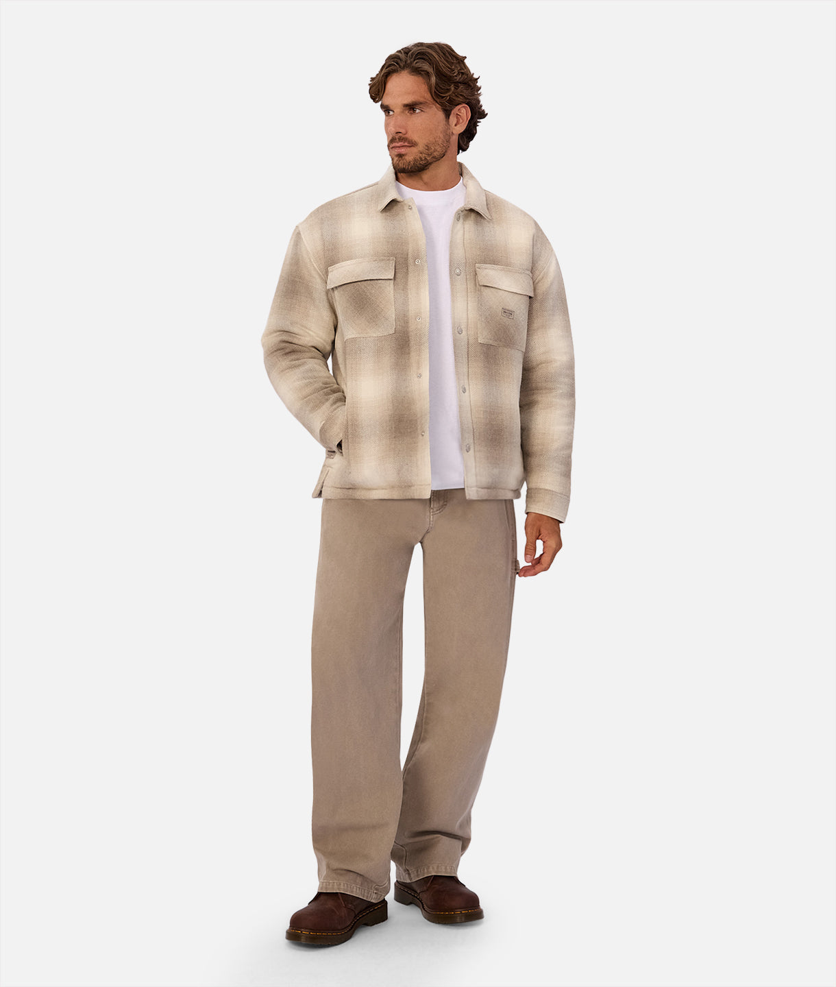 The Highland Jacket Taupe Combo