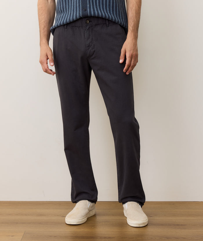 Saturday Slim Straight Twill Chino Washed Black
