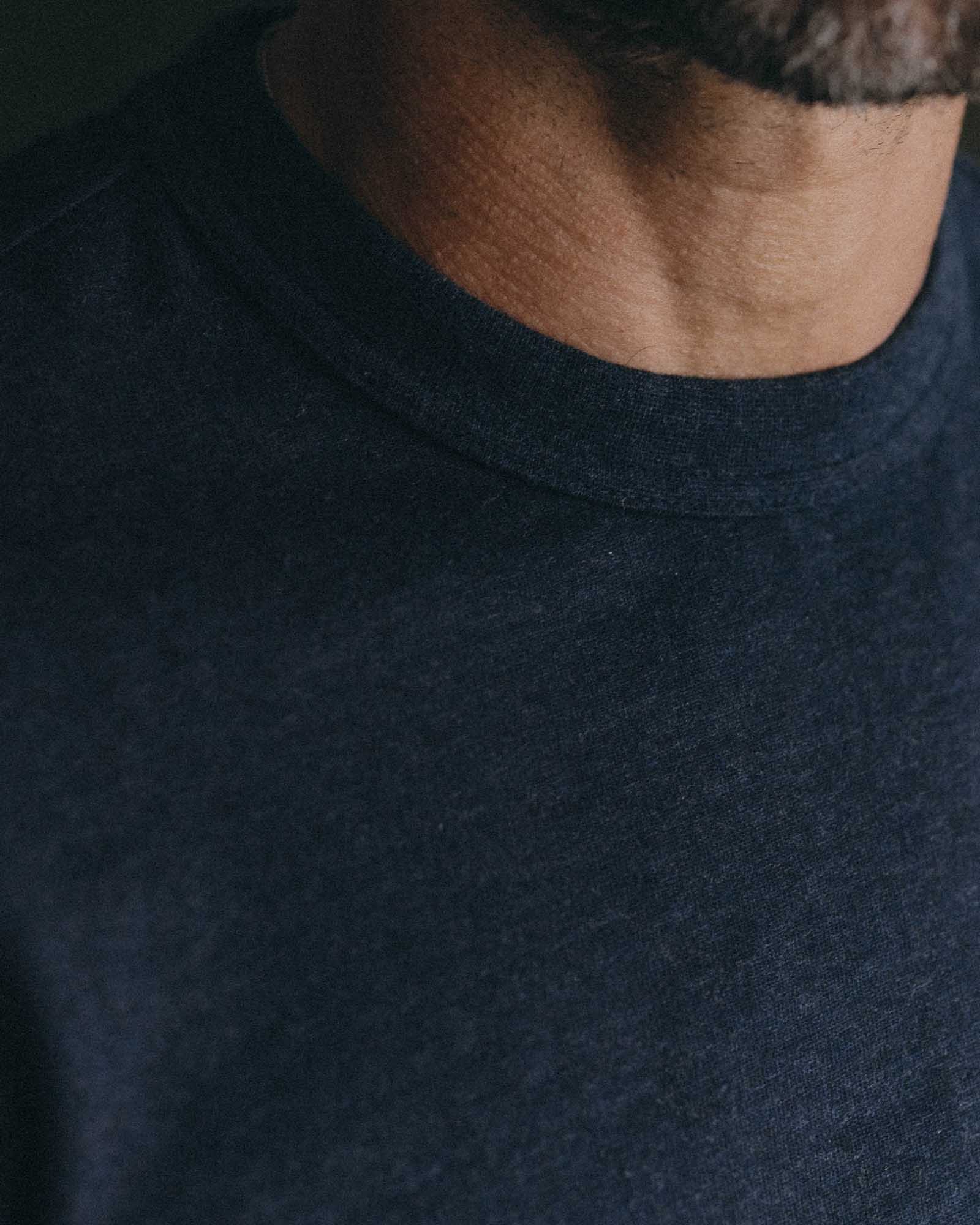 The Organic Cotton Shop Tee Navy Twist