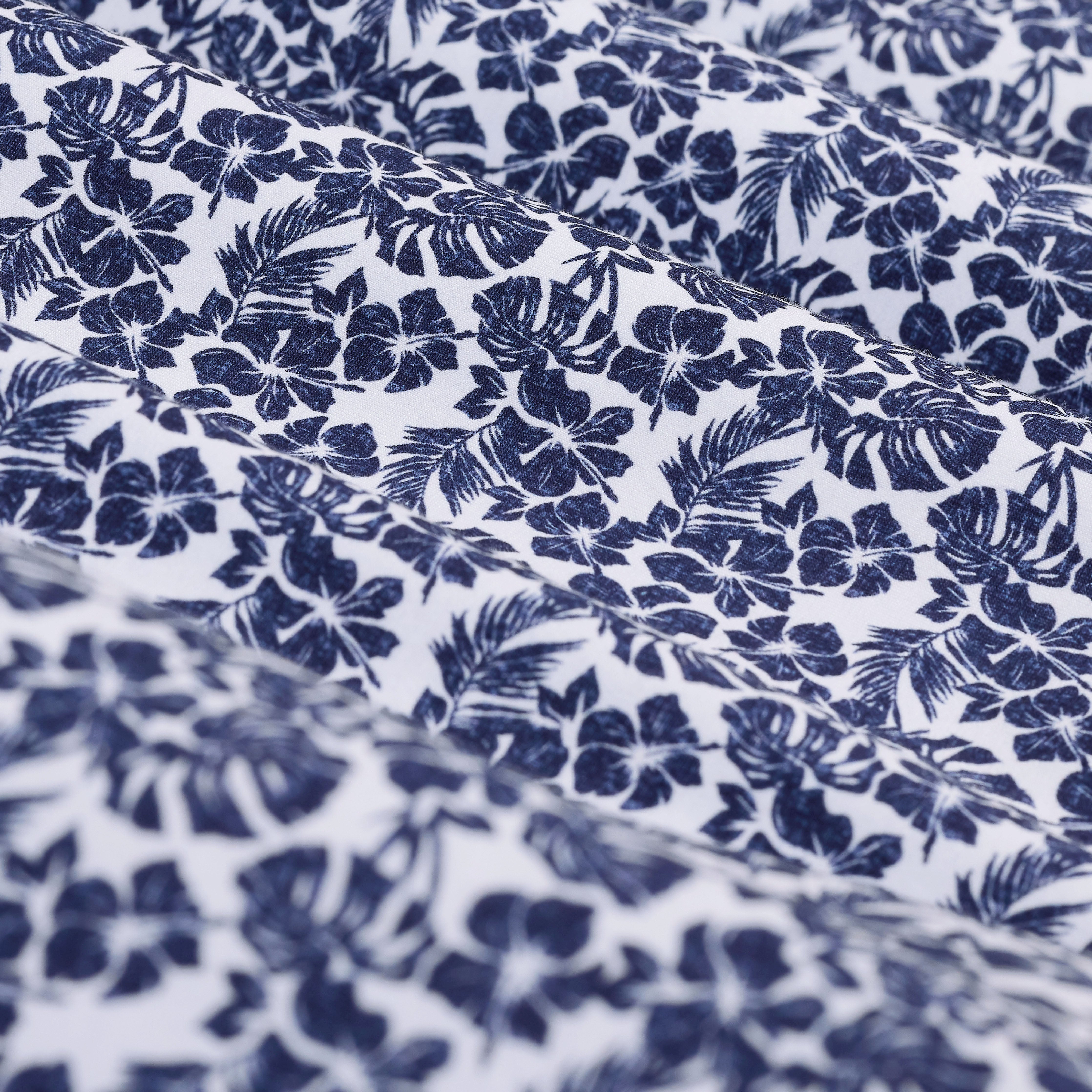 OOOHCotton Miles Short Sleeve Shirt Navy