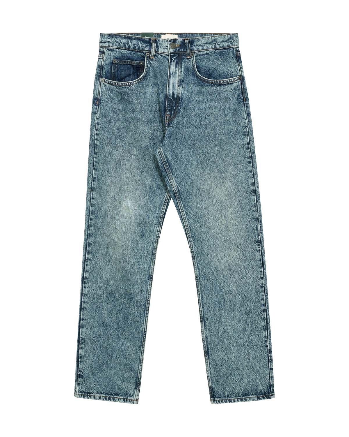 Akjustin Denim Pants Medium Blue Marbel
