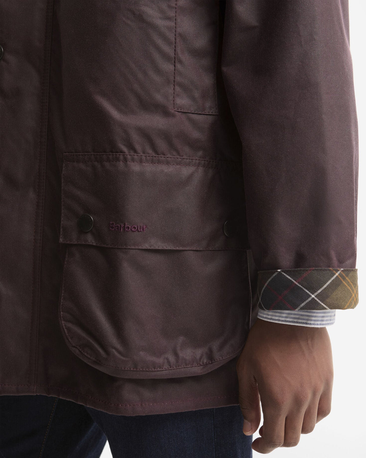 Icons Beaufort Wax Jacket Bordeaux