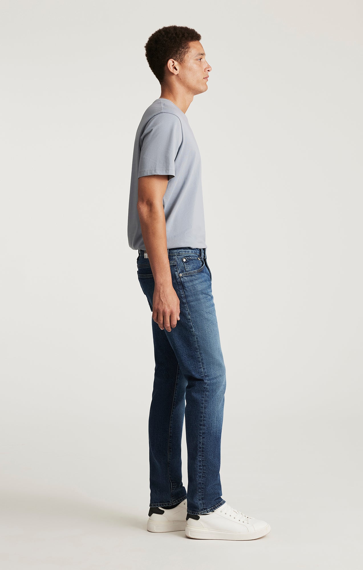 Marcus Slim Straight Leg Mid Classic Blue