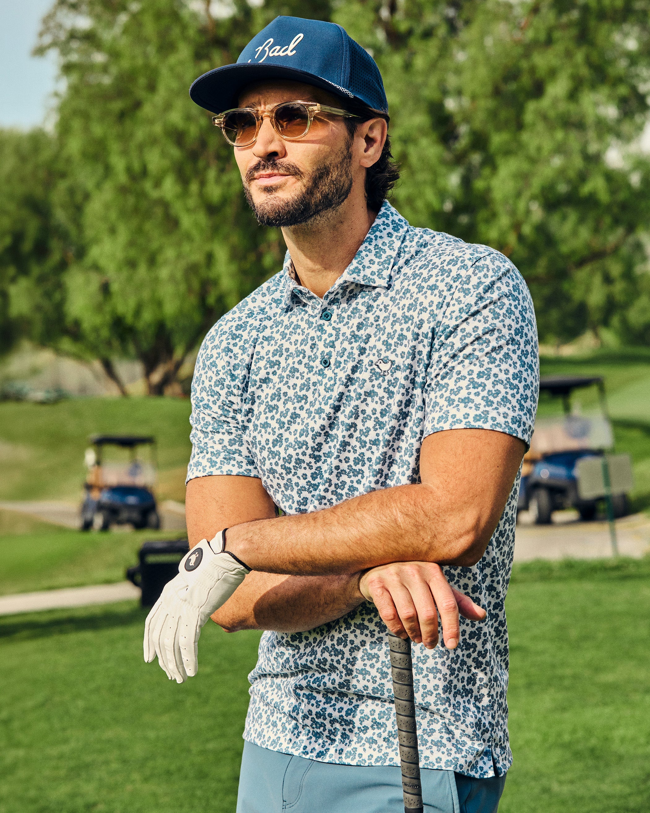 Garden Gala Polo Blue Mirage