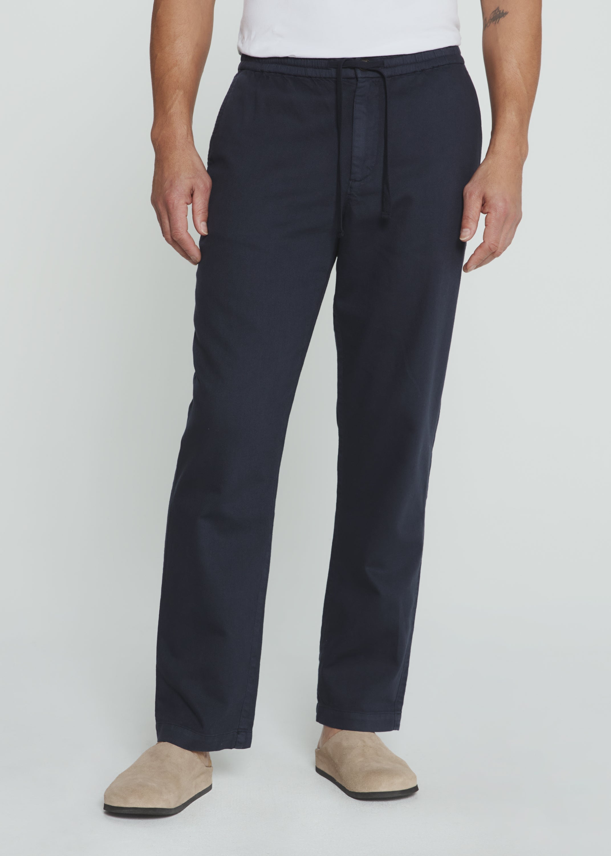 Laguna Linen Pull-On Pant Navy