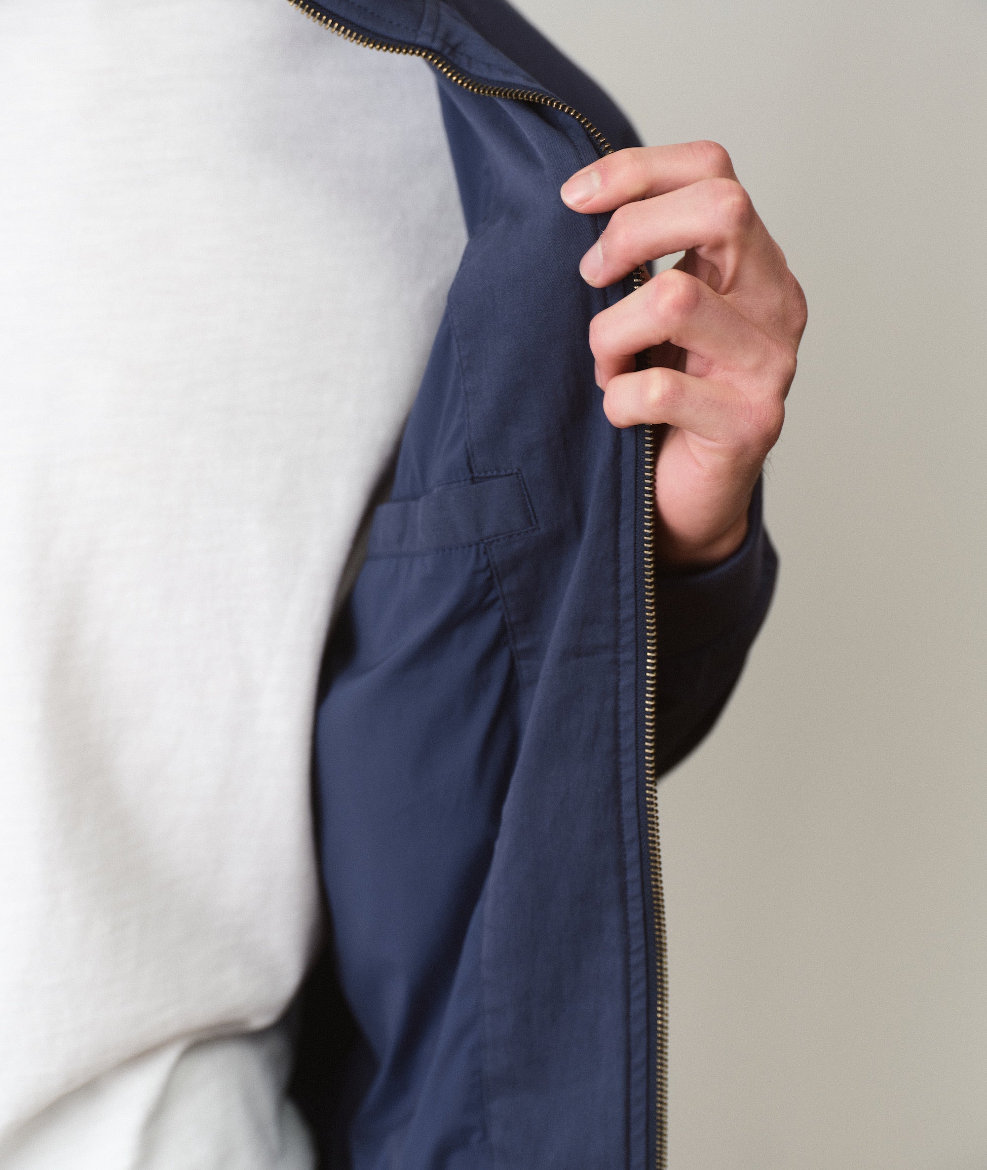 Breeze Stretch Bomber Jacket Mood Indigo