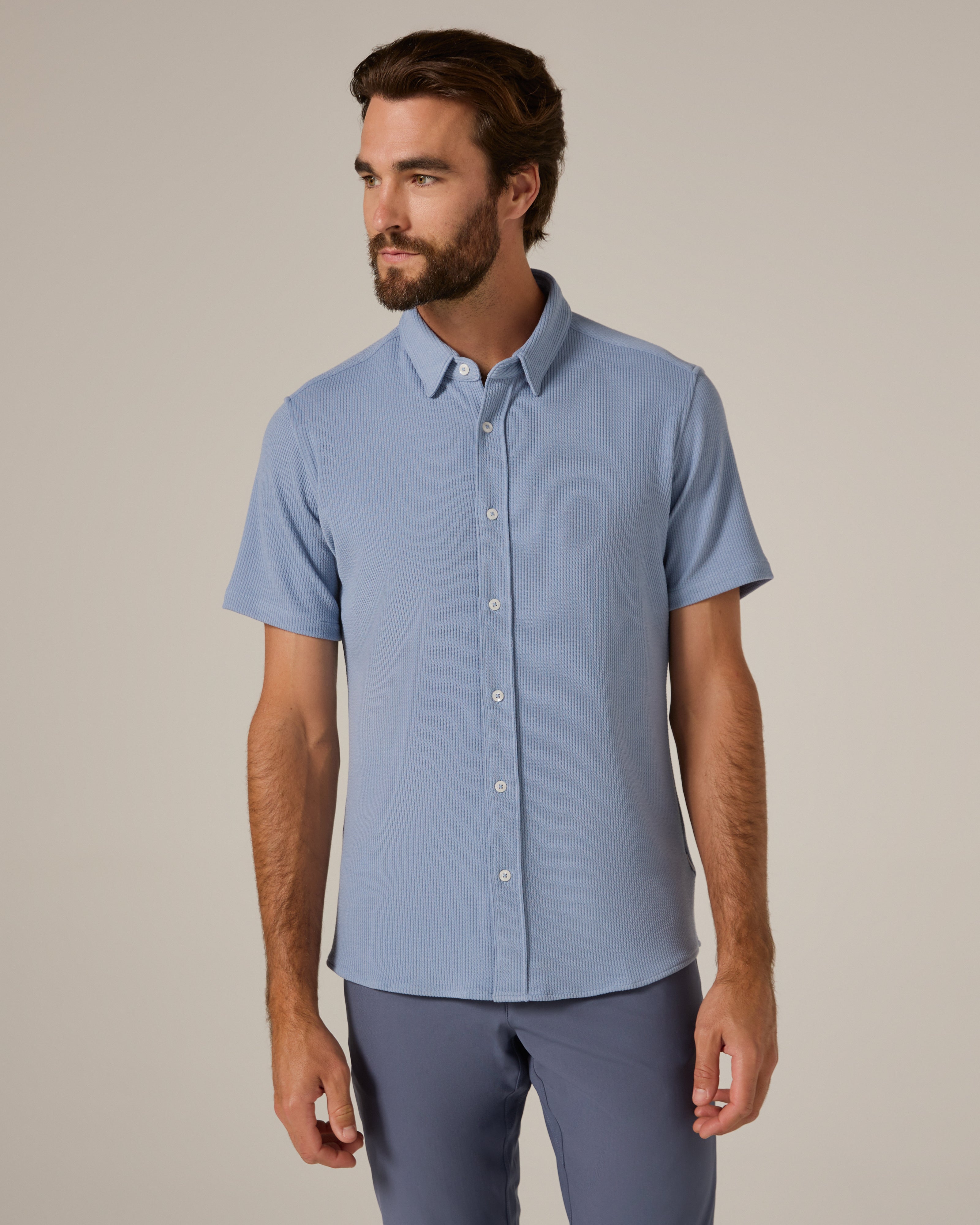 Levine Short Sleeve Shirt Thundercloud