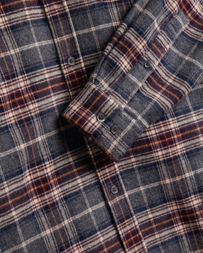 Augusta Plaid Shirt Charcoal Multi