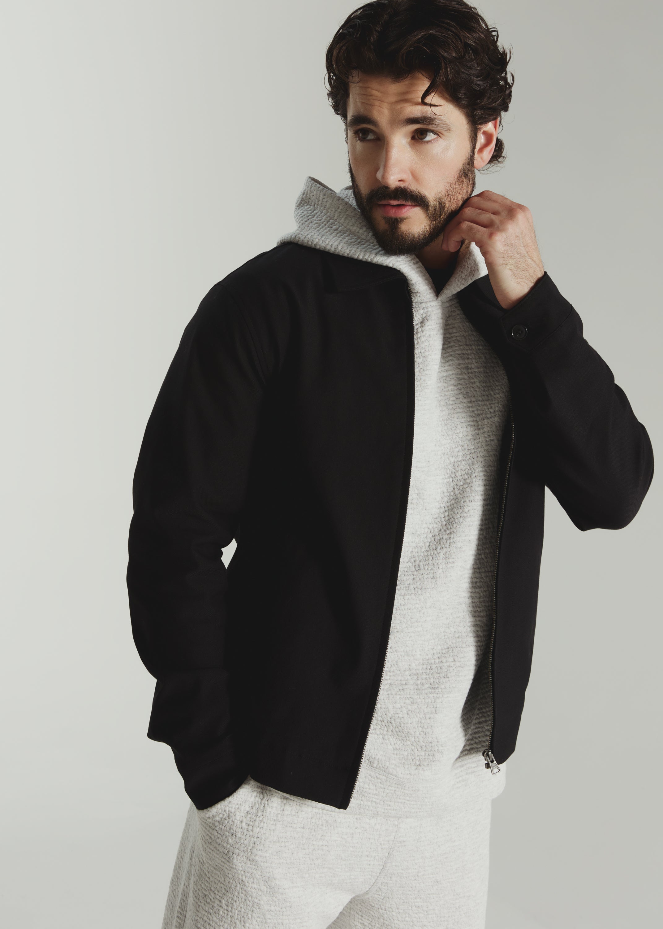 Baron Full Zip Jacket Black