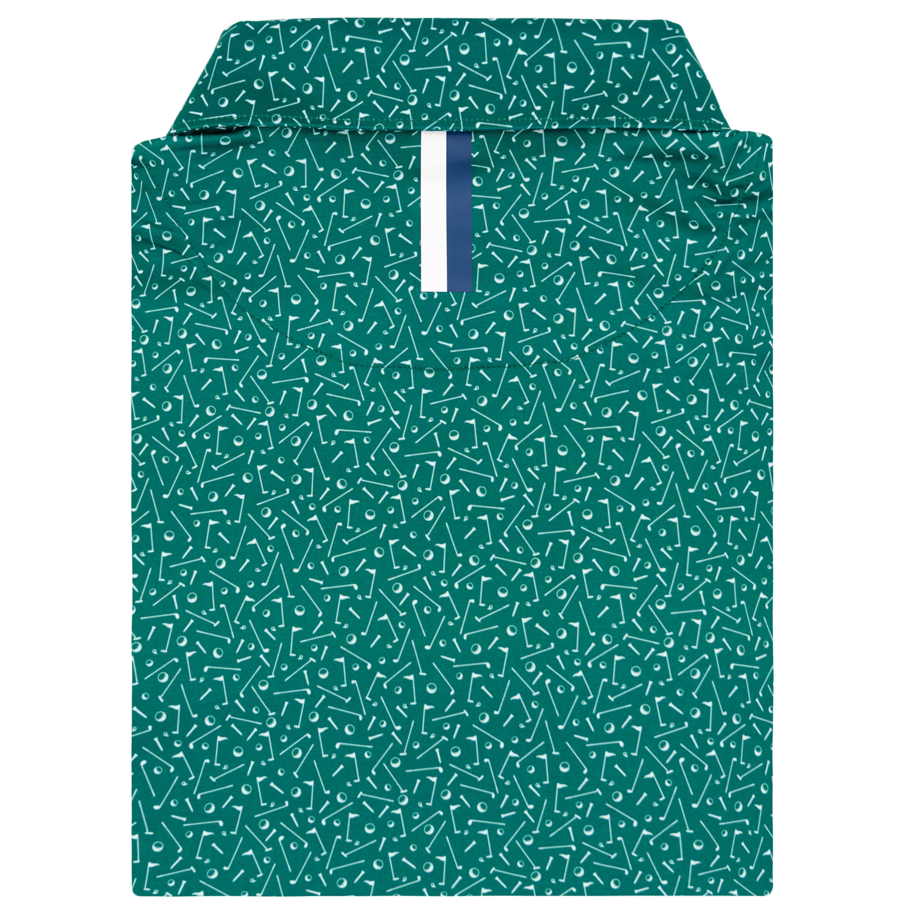 The Mulligan Polo Fairway Green/White
