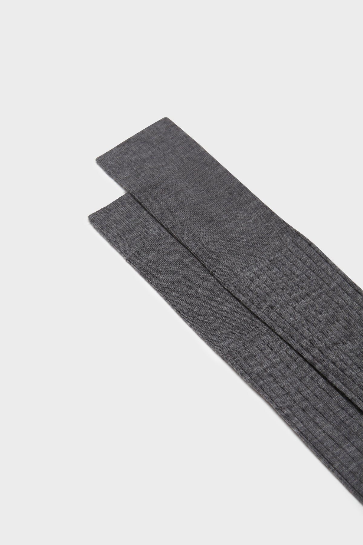 Wool Blend 80/20 Mid-Calf Sock Heather Grey