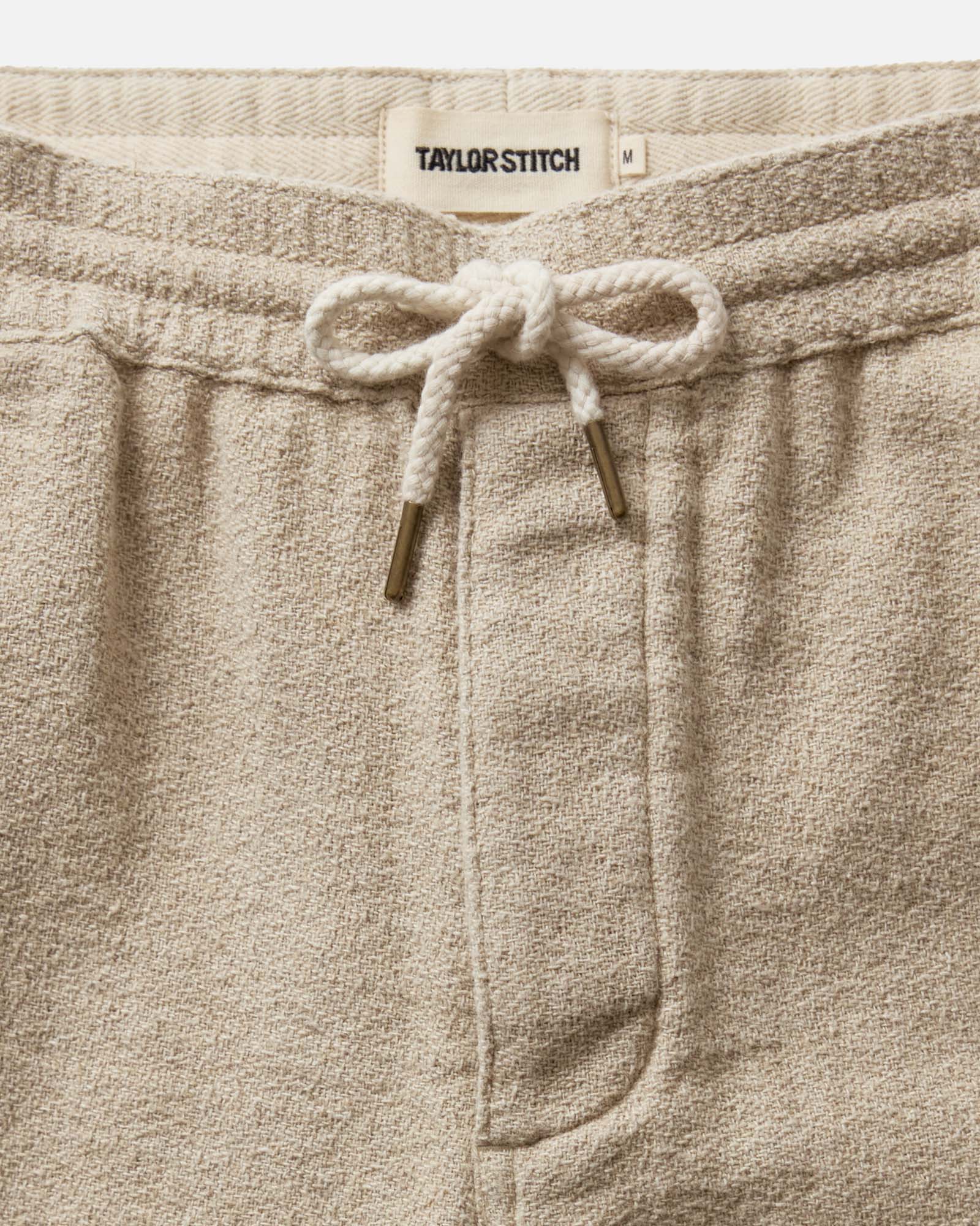 The Apres Short Heather Oat Crepe