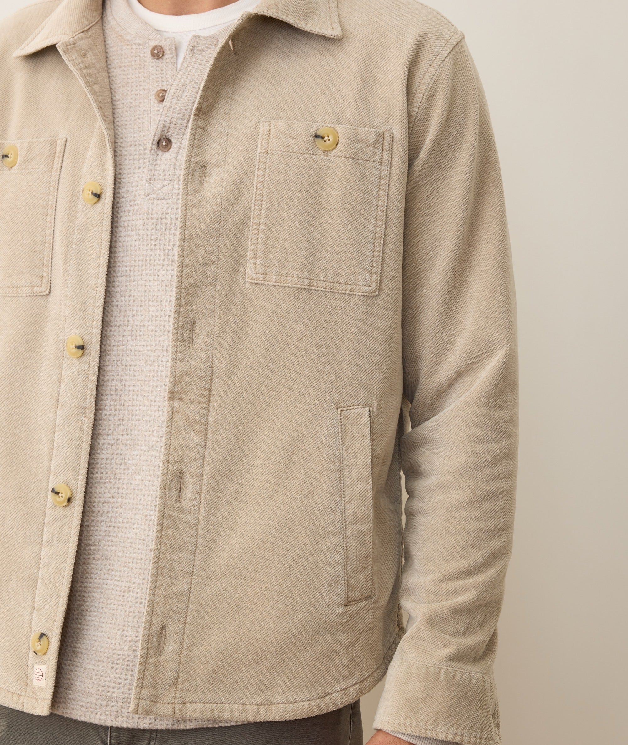 Max Moleskin Overshirt Taupe