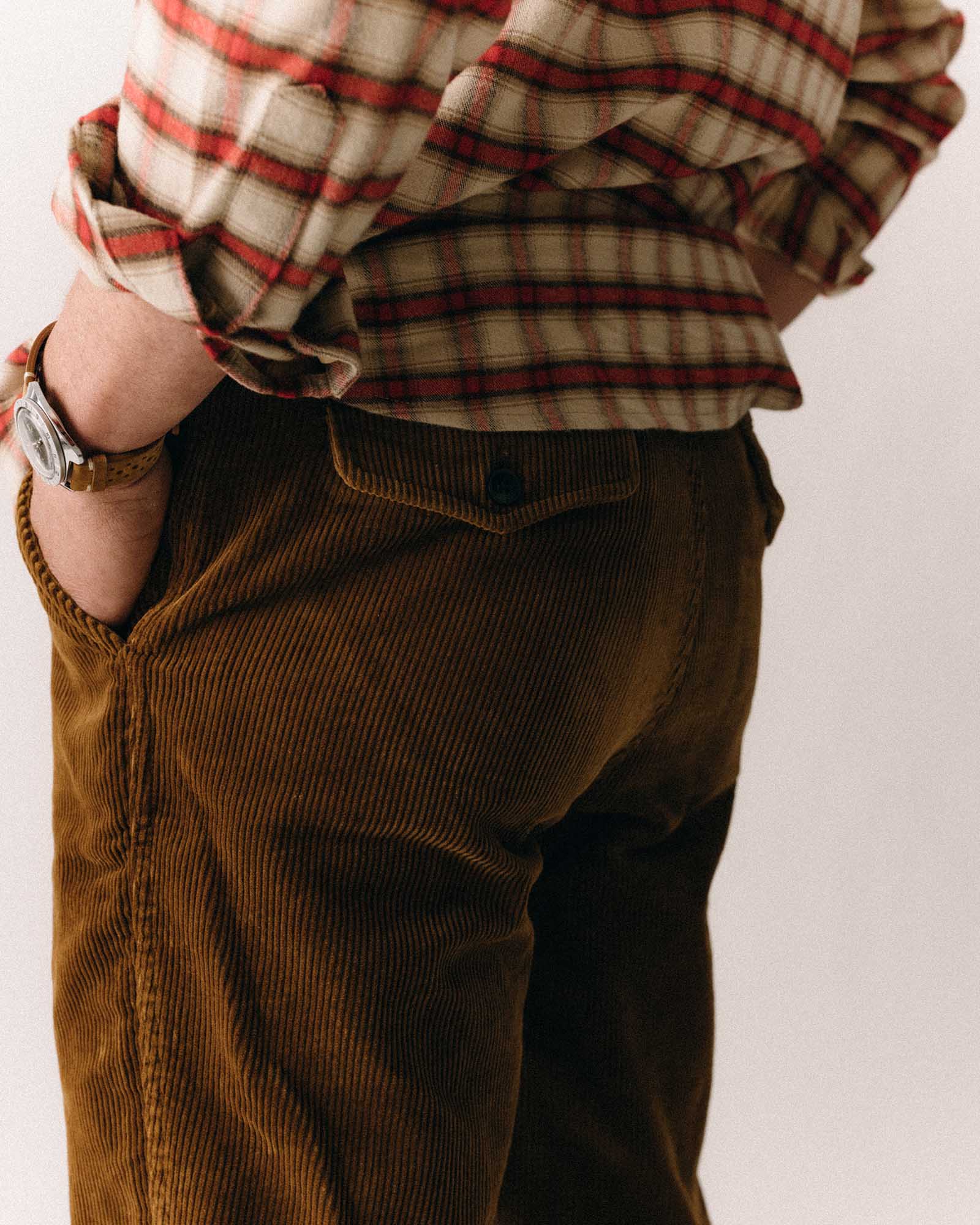 The Carnegie Pant in Corduroy Bourbon