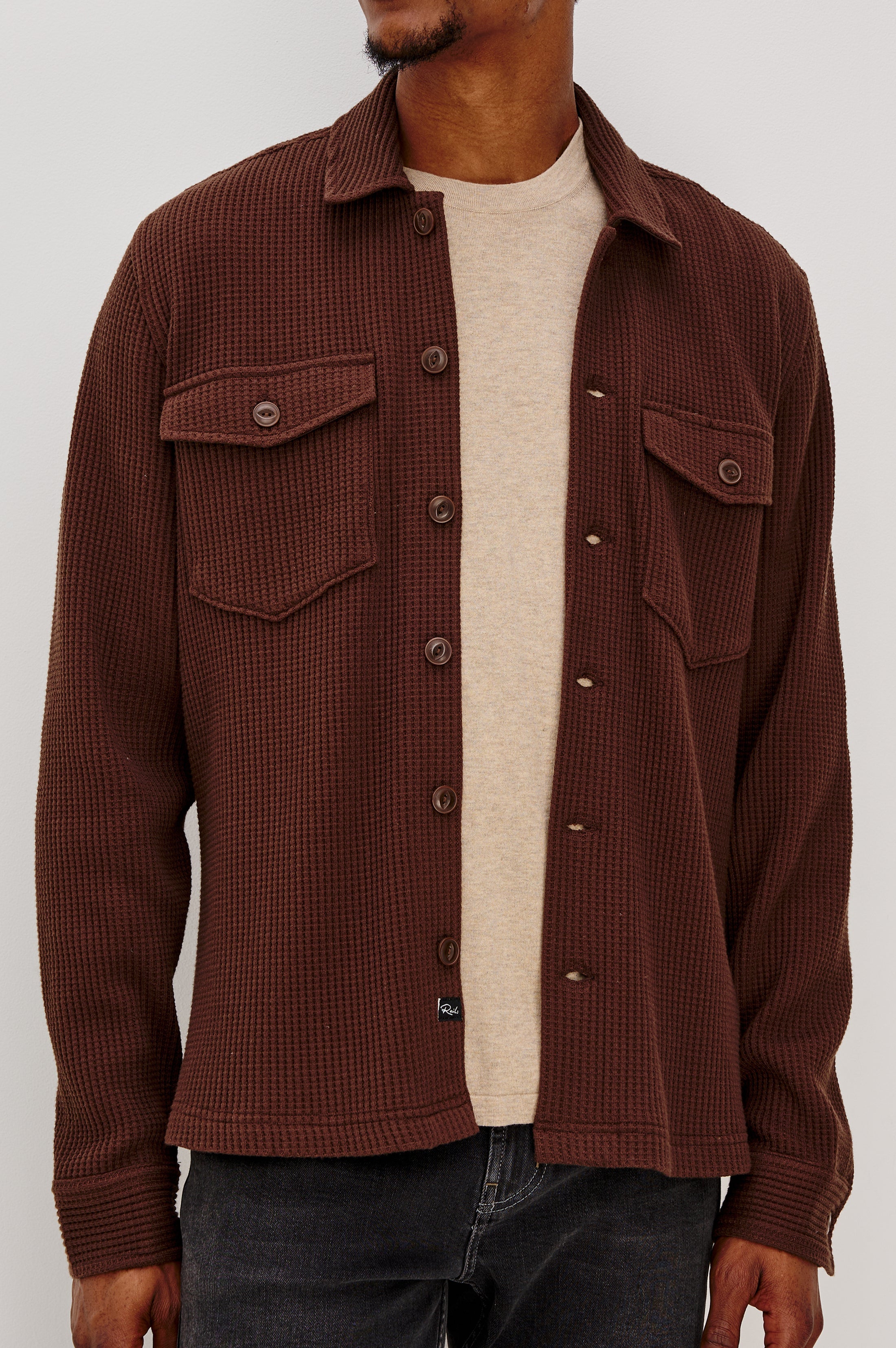 Wells Shirt Jacket Chocolate