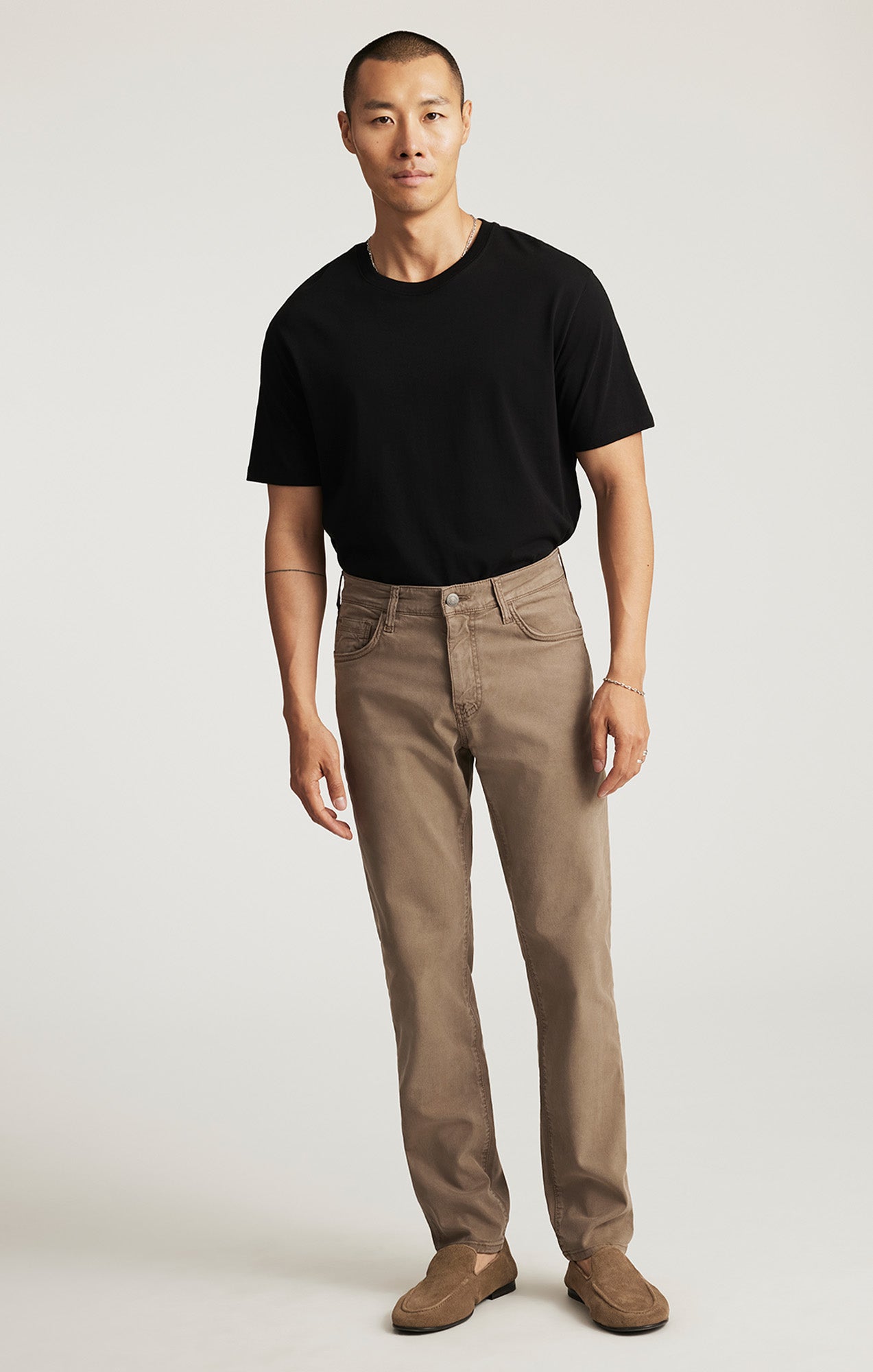 Steve Athletic Fit Timber Luxe Twill