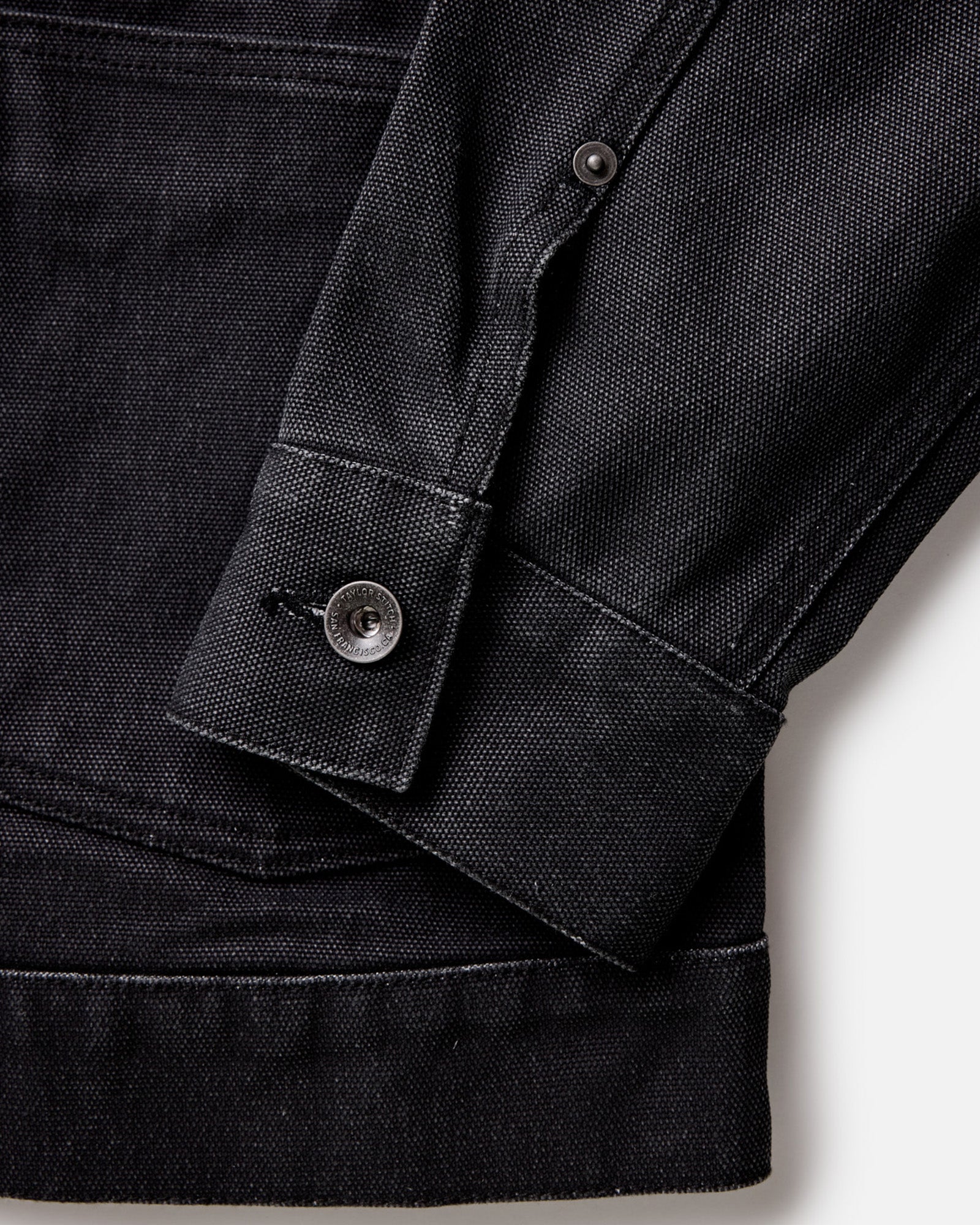 The Ryder Jacket in Chipped Canvas Coal