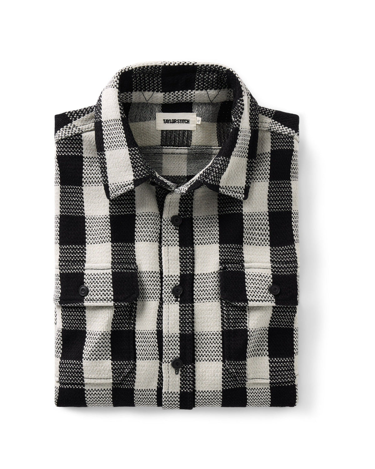 The Division Check Shirt Black Indigo