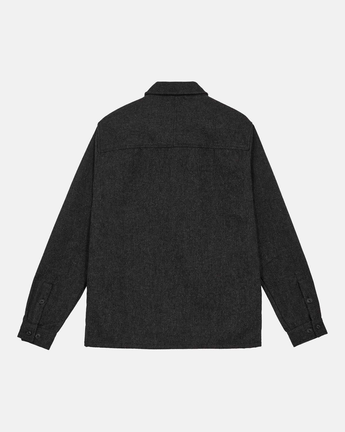 Akoscar Wool Shirt Jacket Granite Grey