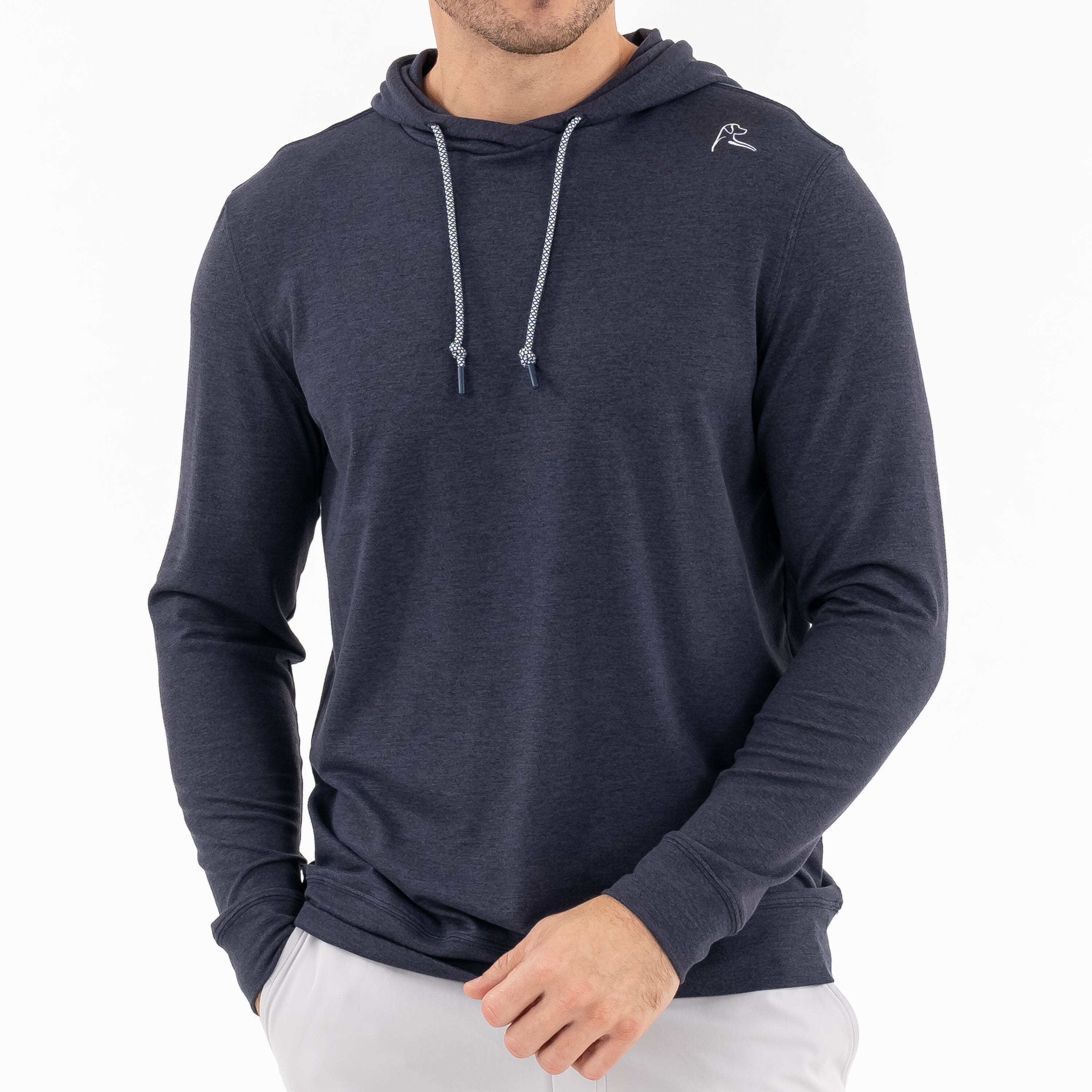 Heather Hesi Hoodie Fleet Navy
