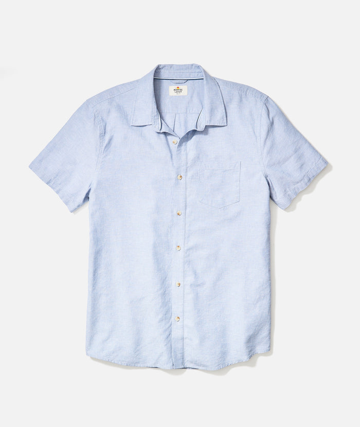 Better-Than-Linen Shirt Chambray