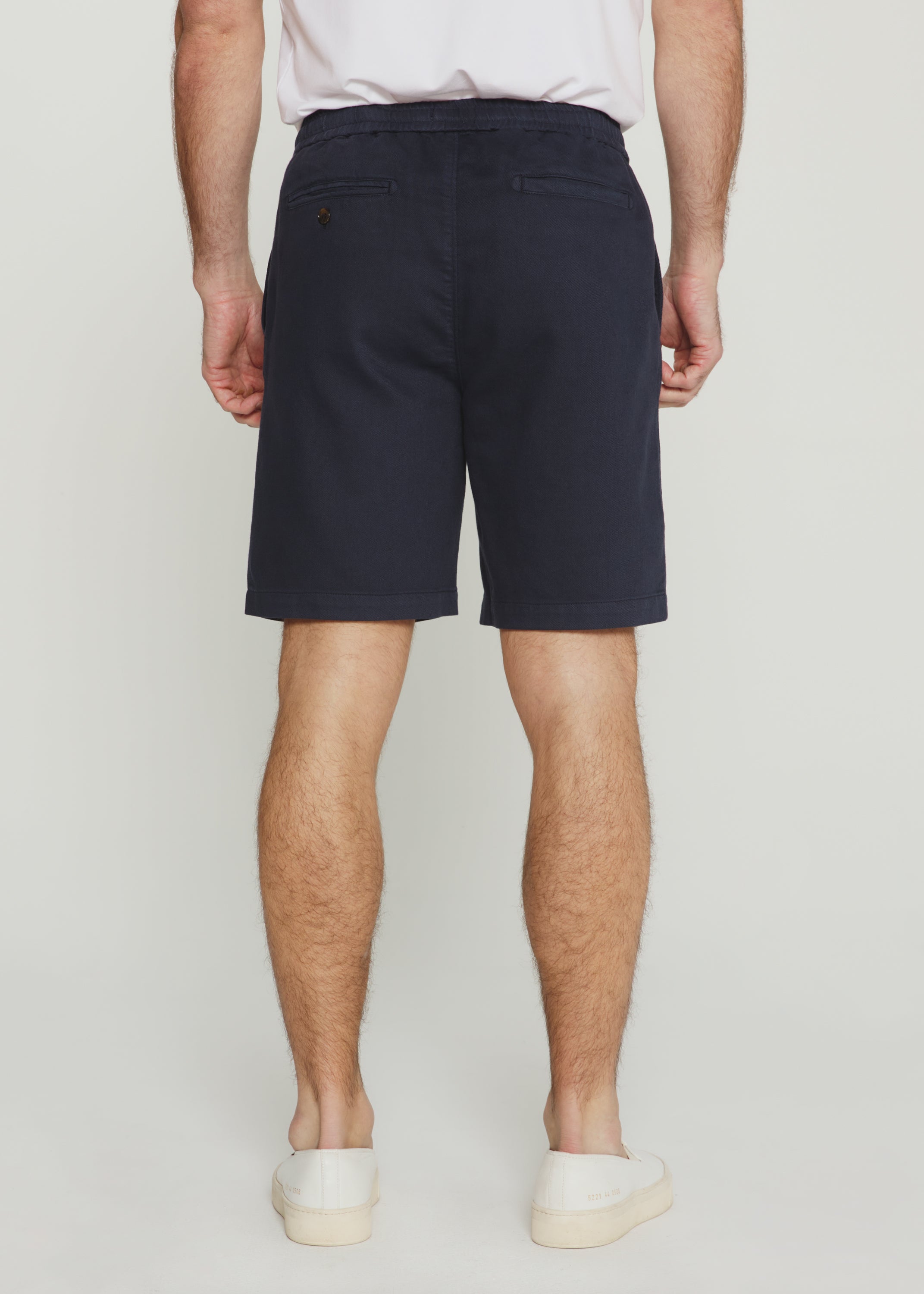 Laguna Linen Pull-On Short Navy
