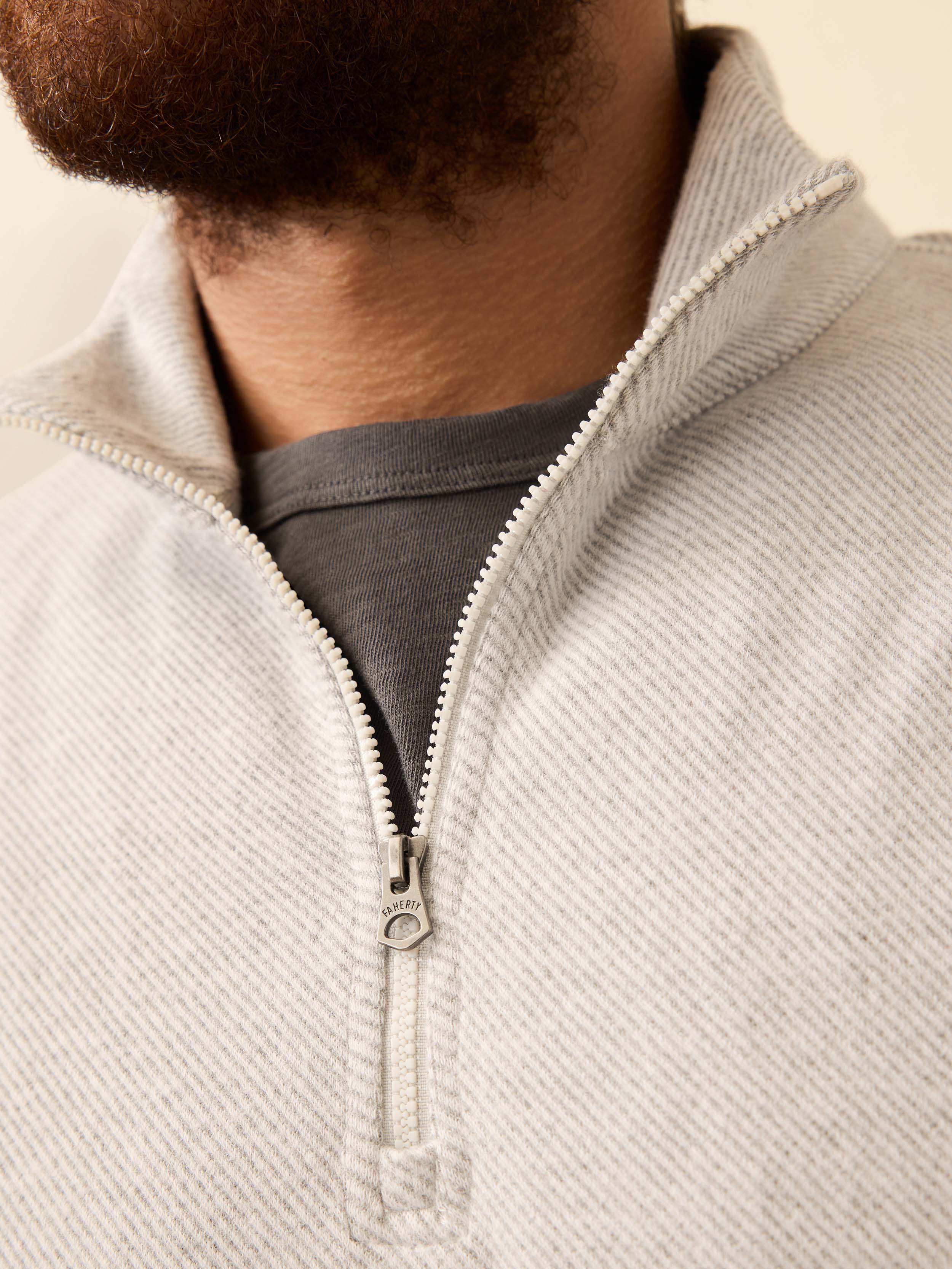 Legend Sweater 1/4 Zip II Light Heather Grey