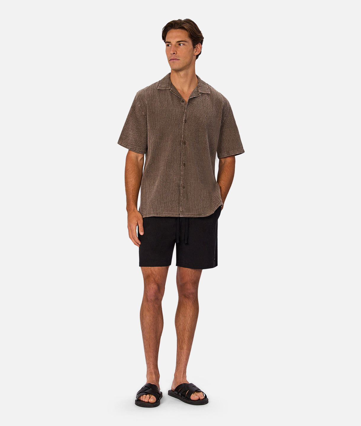 The Canyon Short Sleeve Shirt Bark