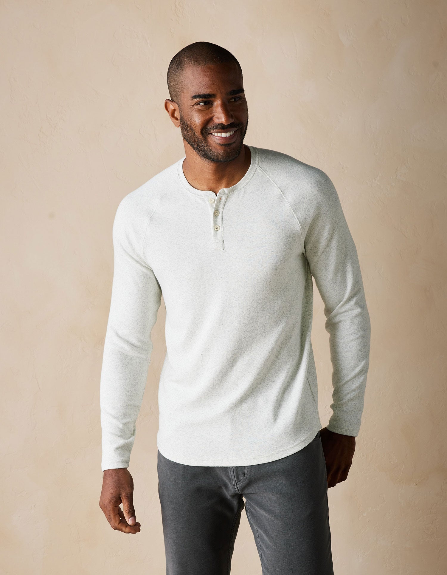Puremeso Everyday Henley Stone