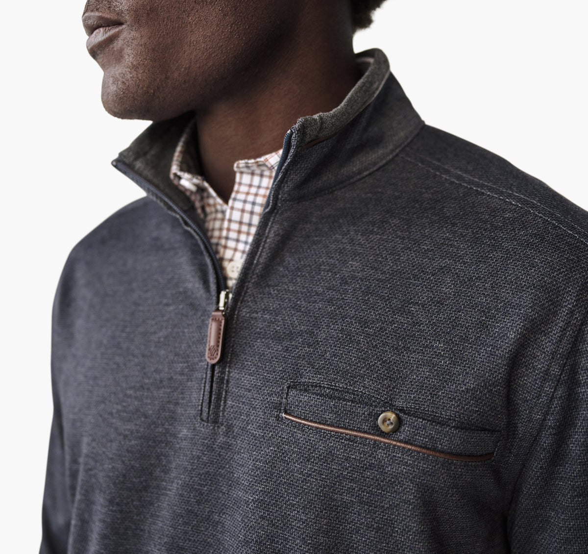 Merritt Quarter-Zip Navy