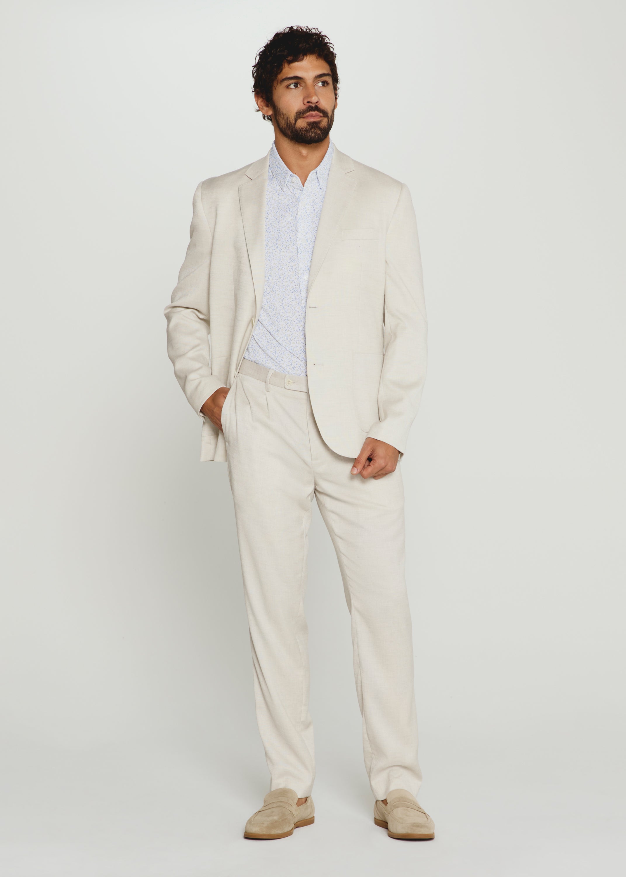 Saltwood Linen Trouser Natural