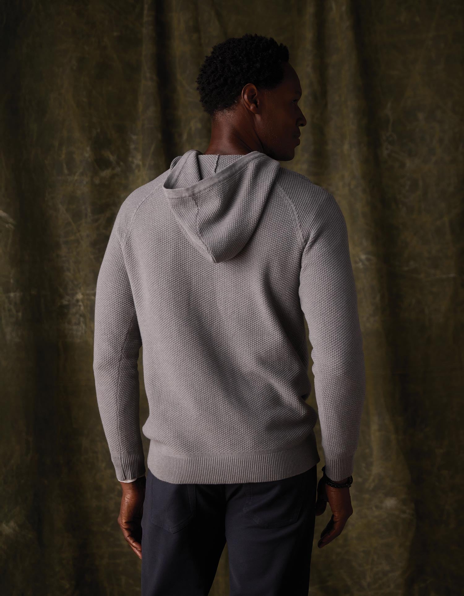 Coolmax Textured Hoodie Greystone