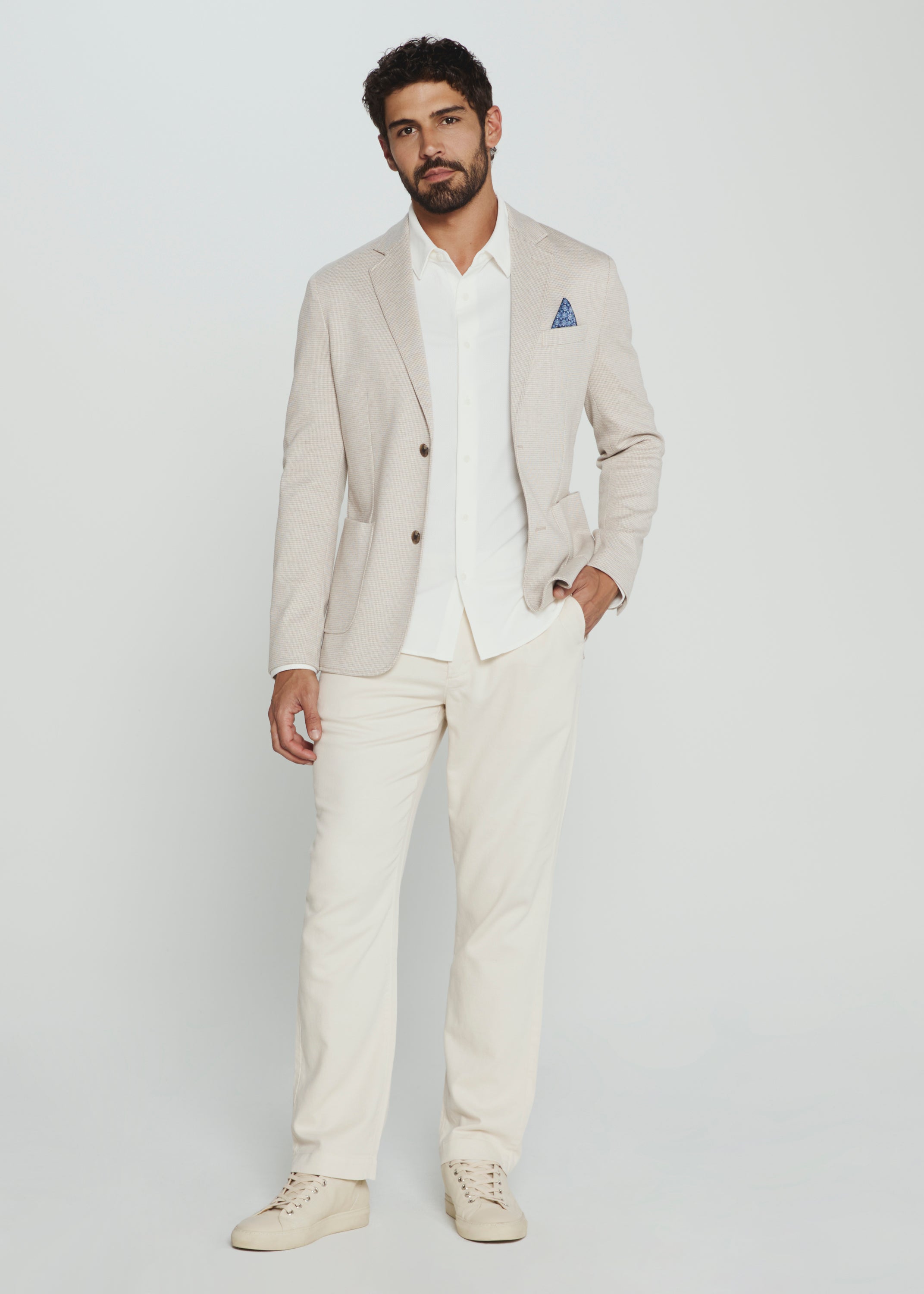 Aldridge Long Sleeve Shirt White