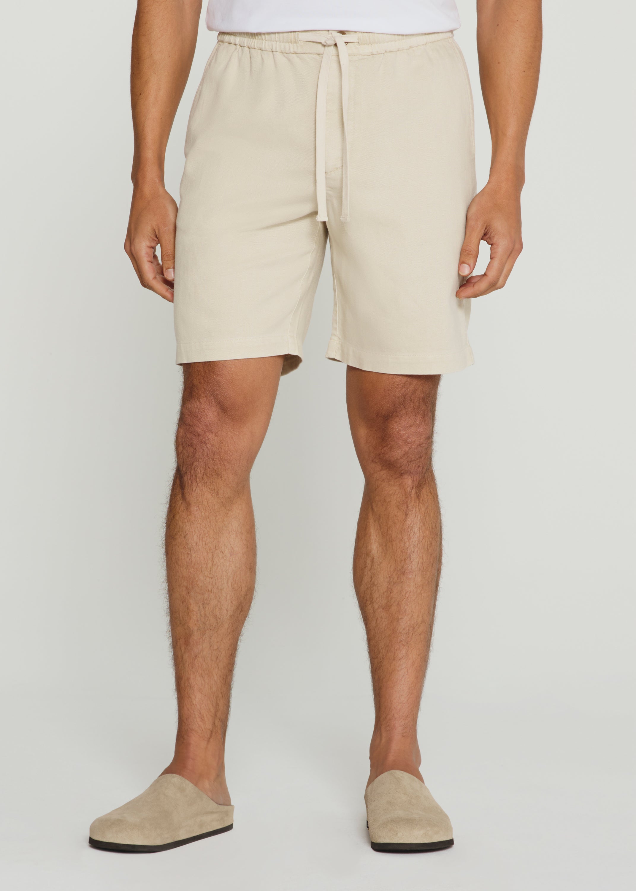 Laguna Linen Pull-On Short Sand