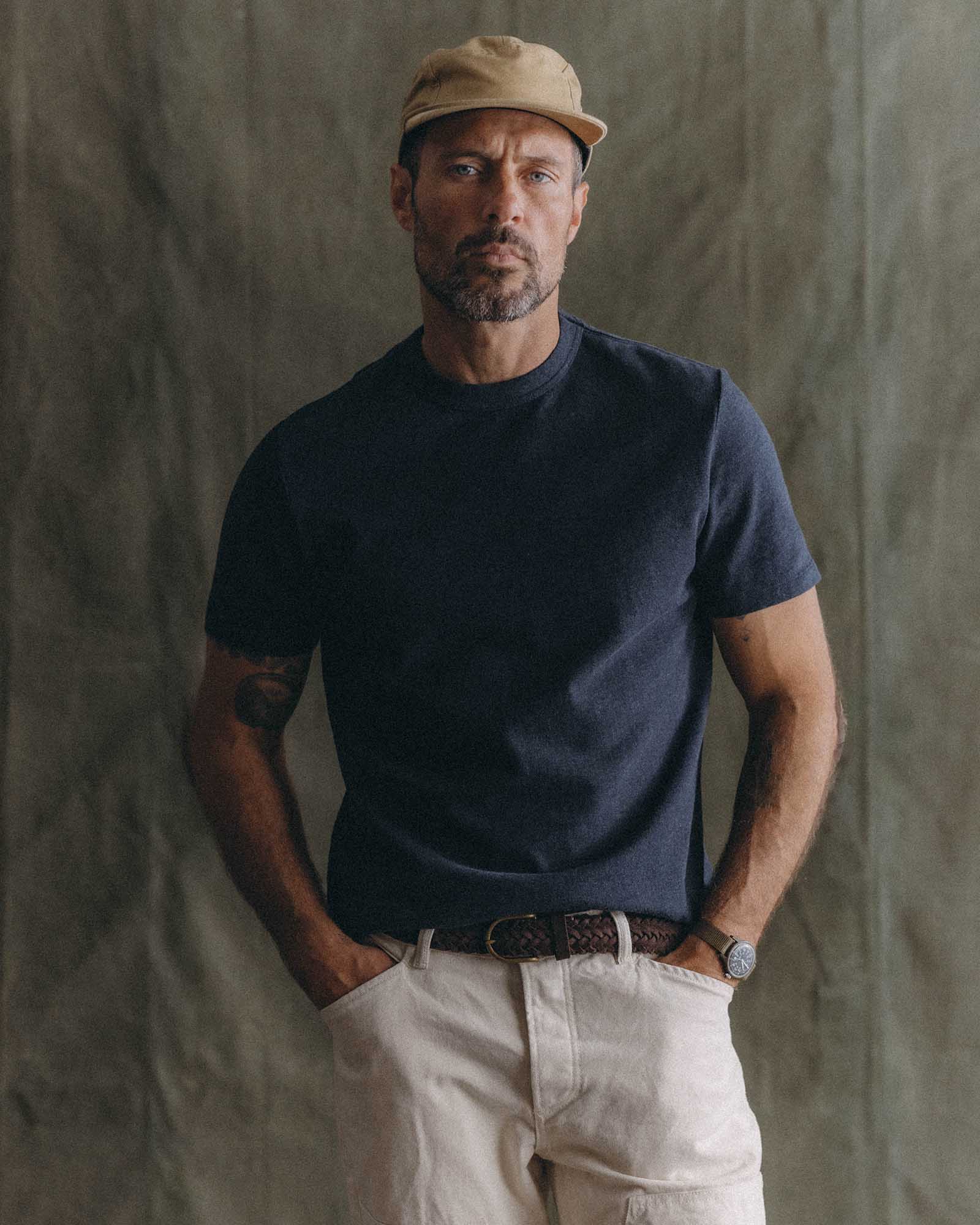 The Organic Cotton Shop Tee Navy Twist