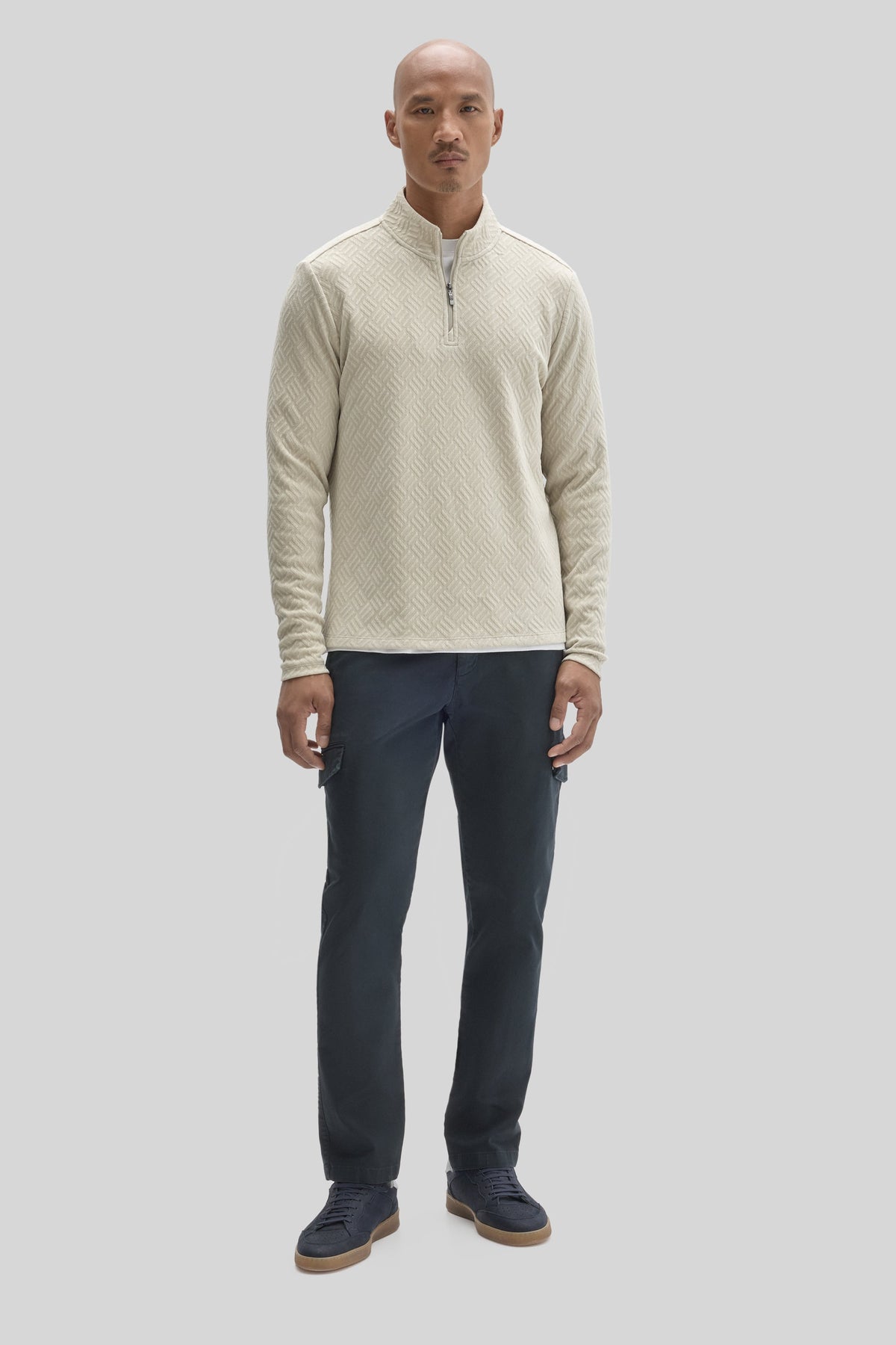 Avila Quarter Zip Pullover Moonstone