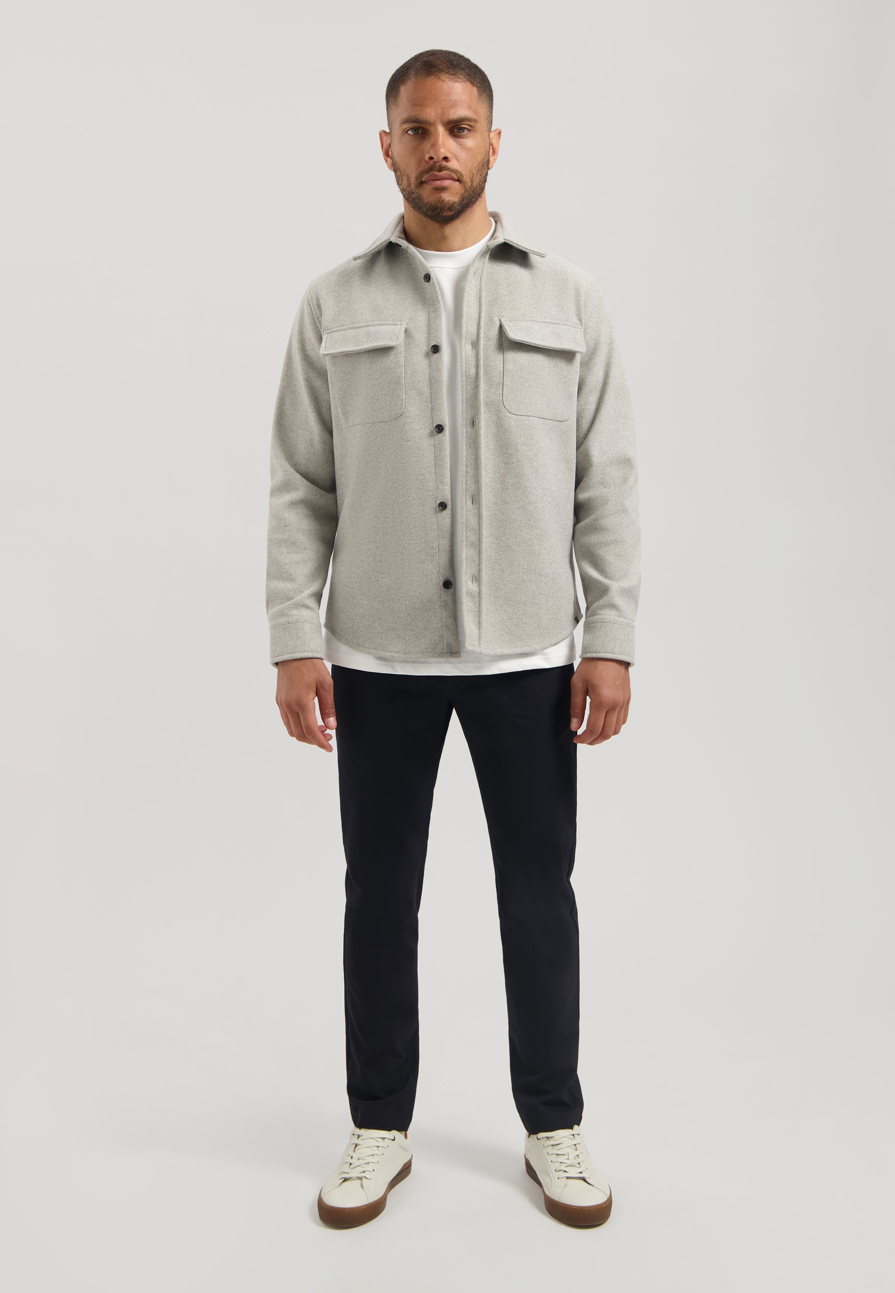 Ulrik Overshirt Ghost Grey