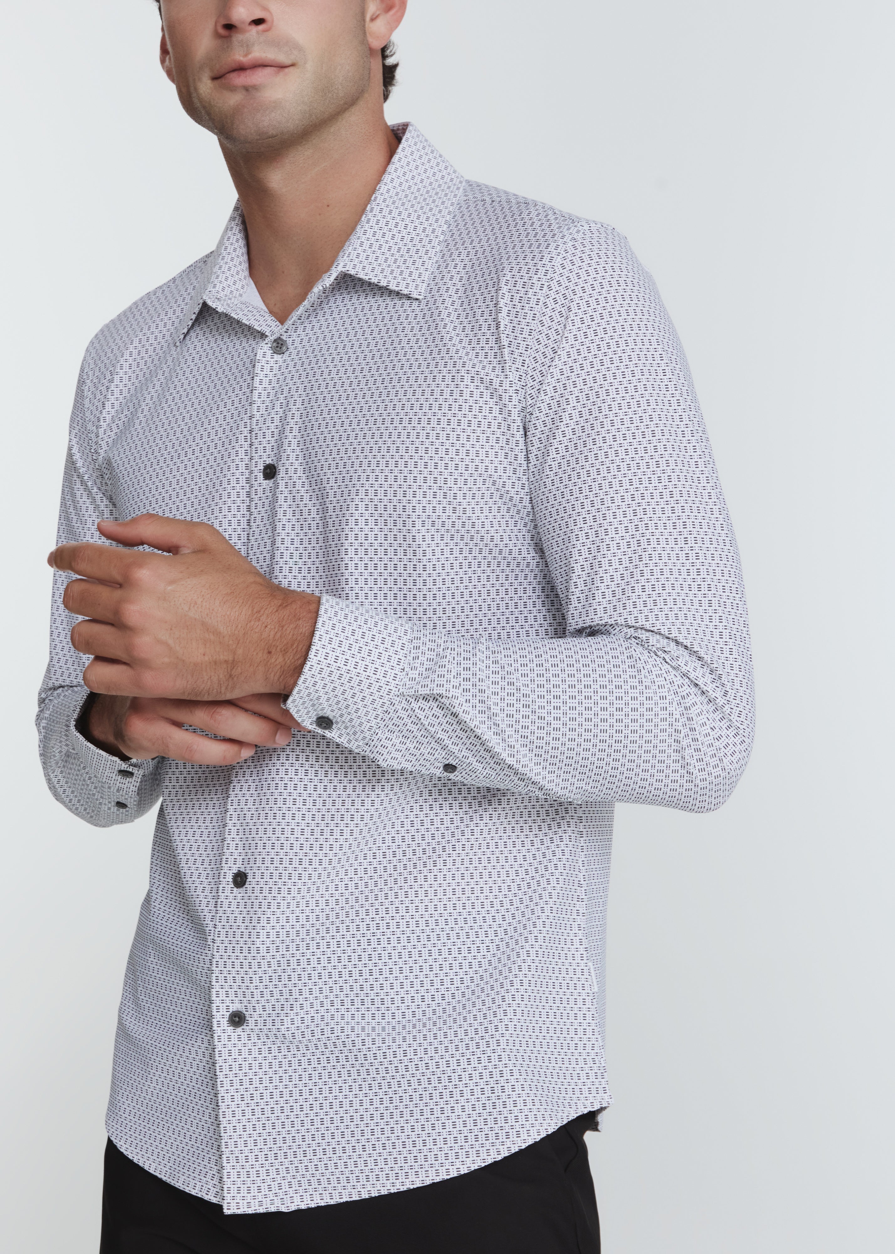 Interlock Long Sleeve Shirt Black