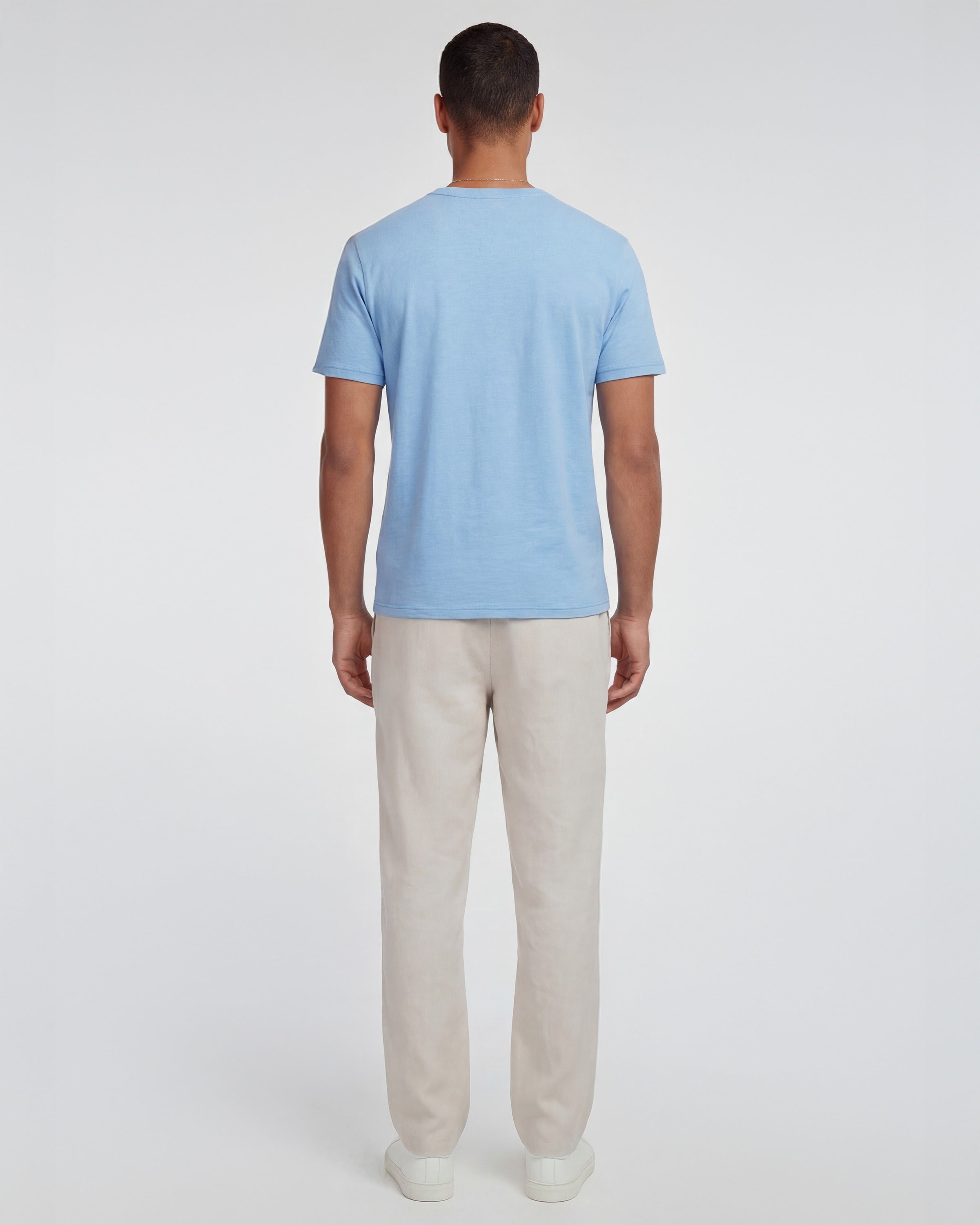 Devon Pleated Linen Trouser Natural