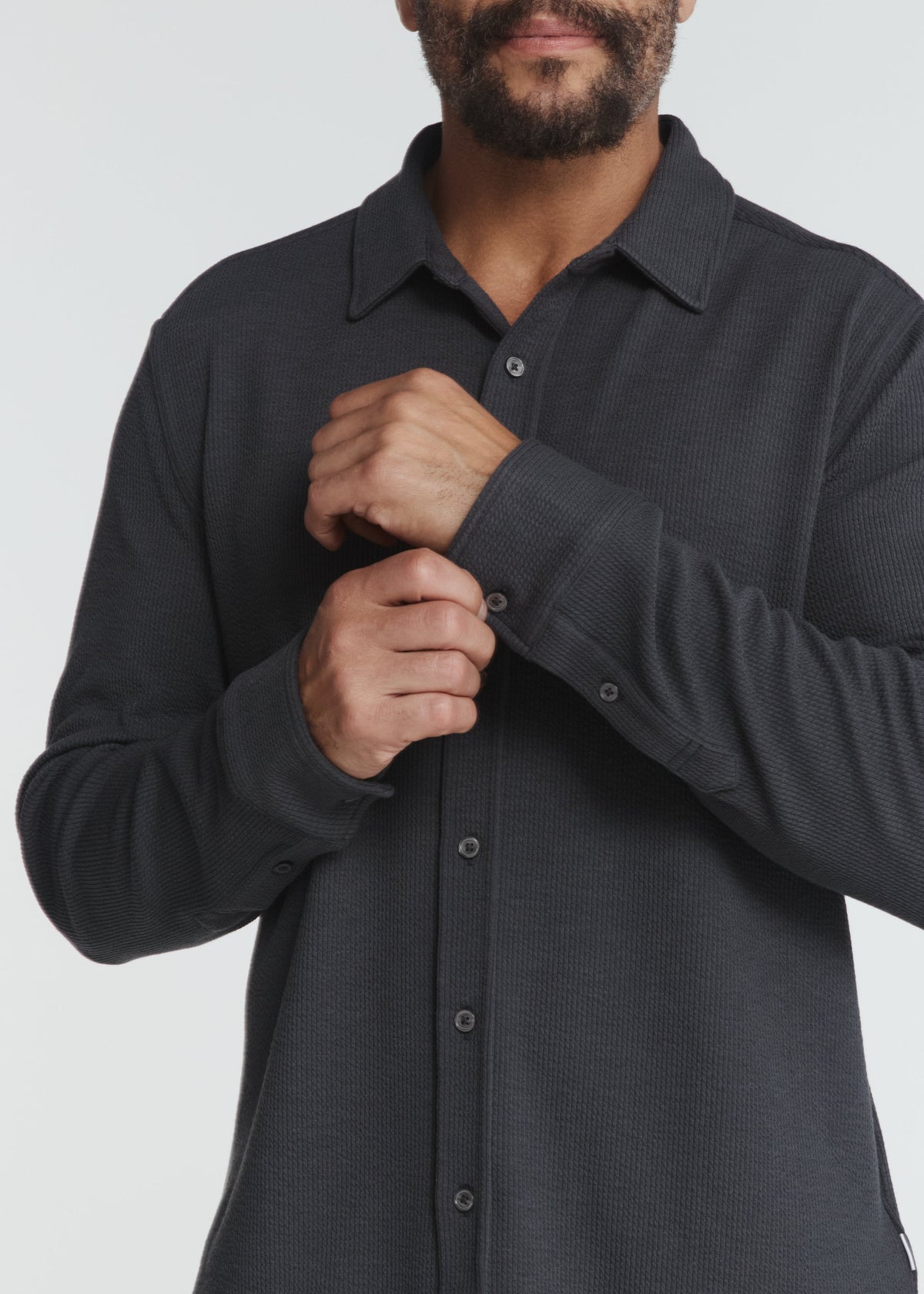 Levine Long Sleeve Shirt Anthracite