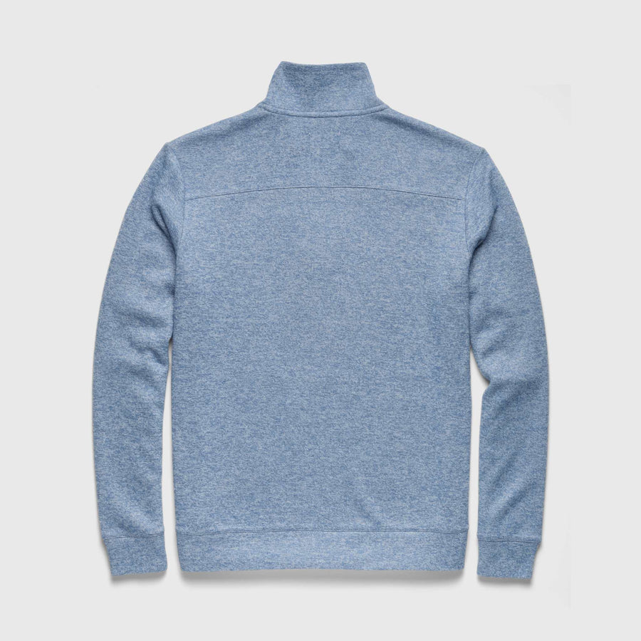 Bobby Cashmist 1/4 Zip Fleece Pullover Slate Blue Heather